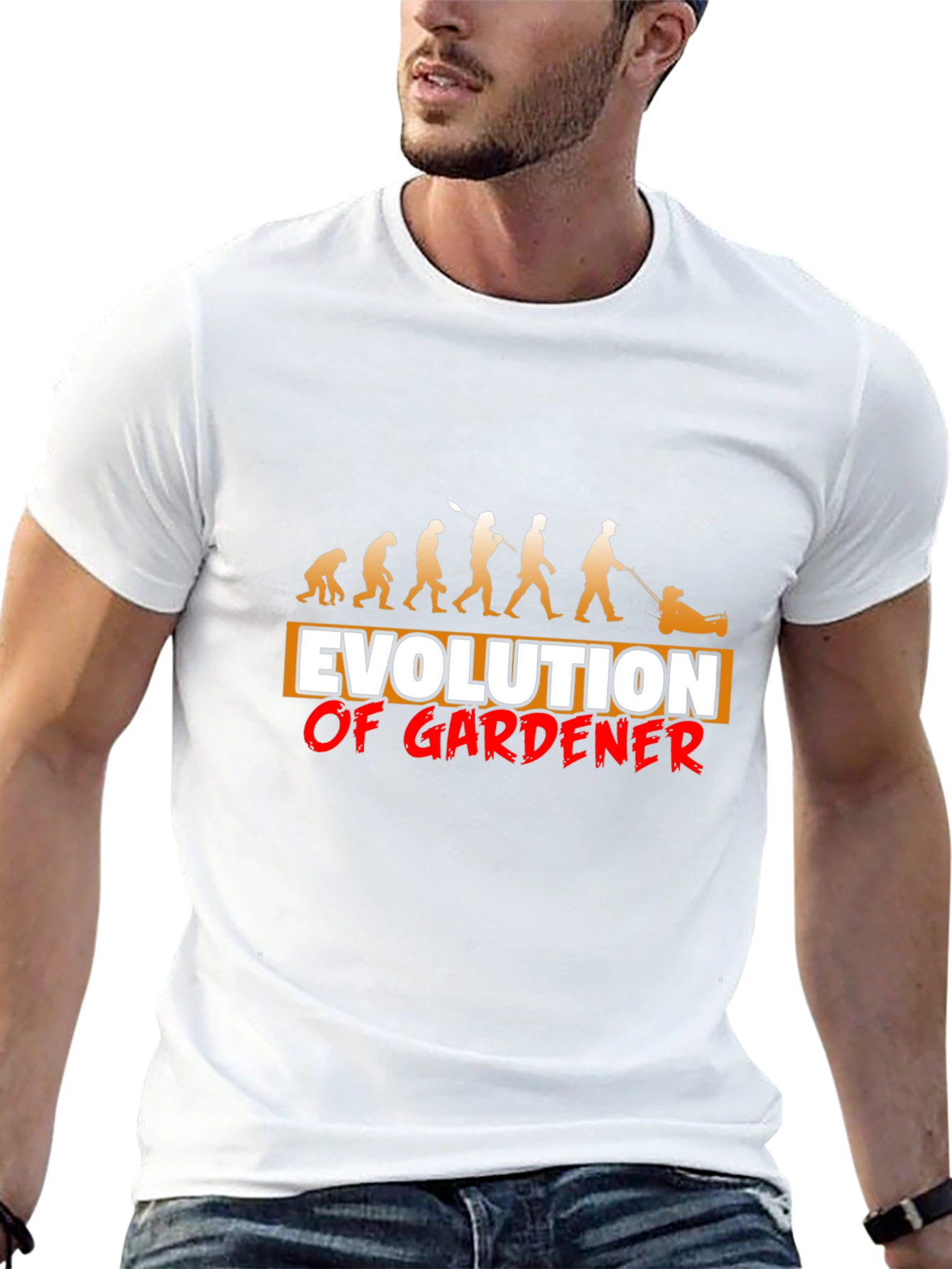 Black Evolution of Gardener Black Graphic Tee view 13