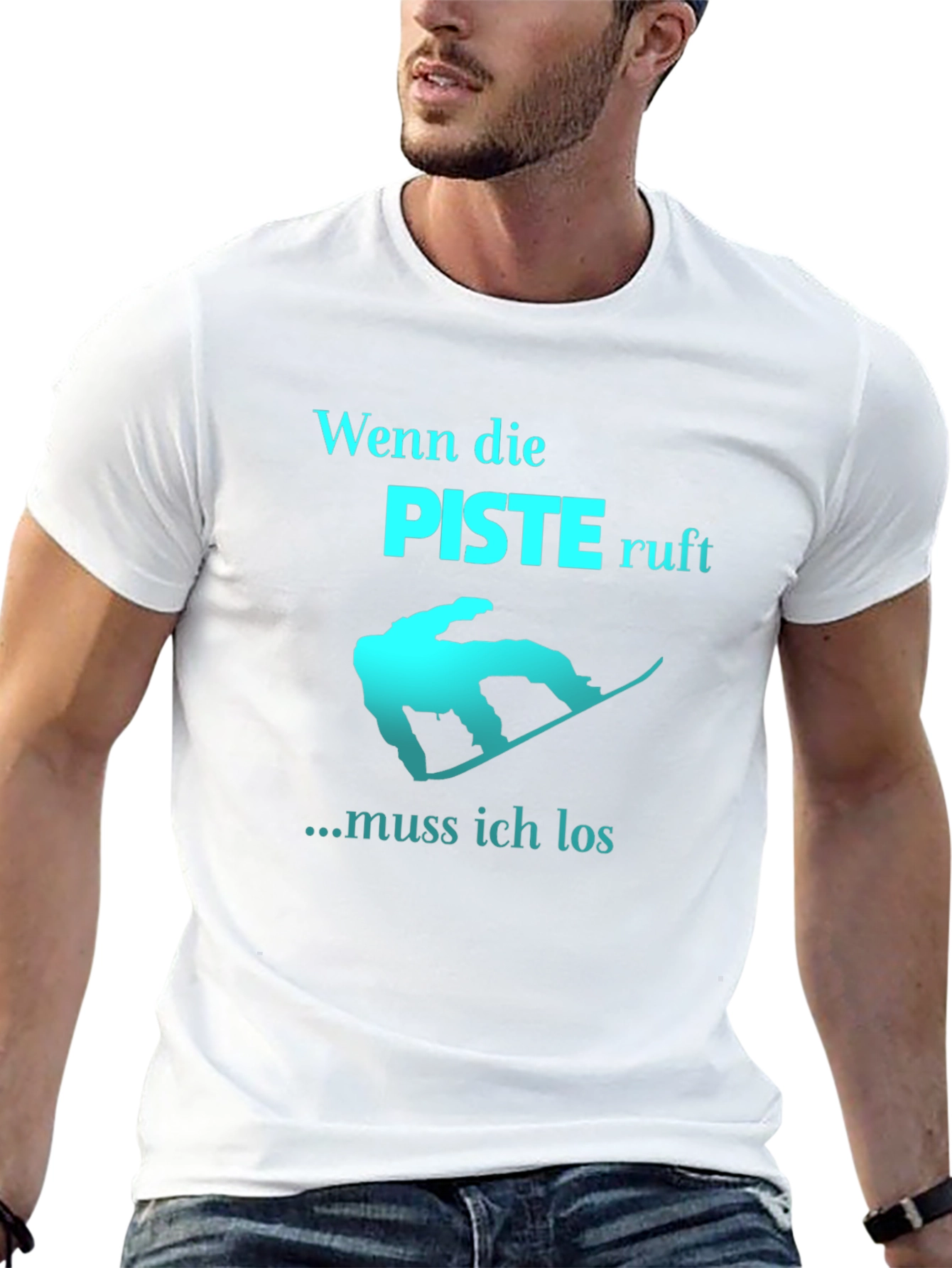 Wenn Die Piste Ruft Graphic Tee - 13