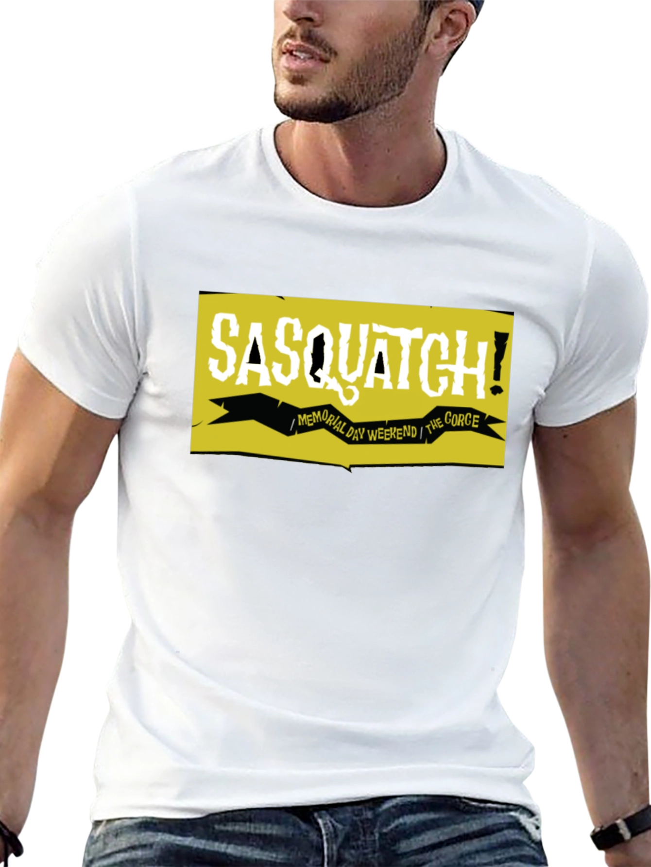Black Sasquatch! Memorial Day Weekend Graphic Tee view 13