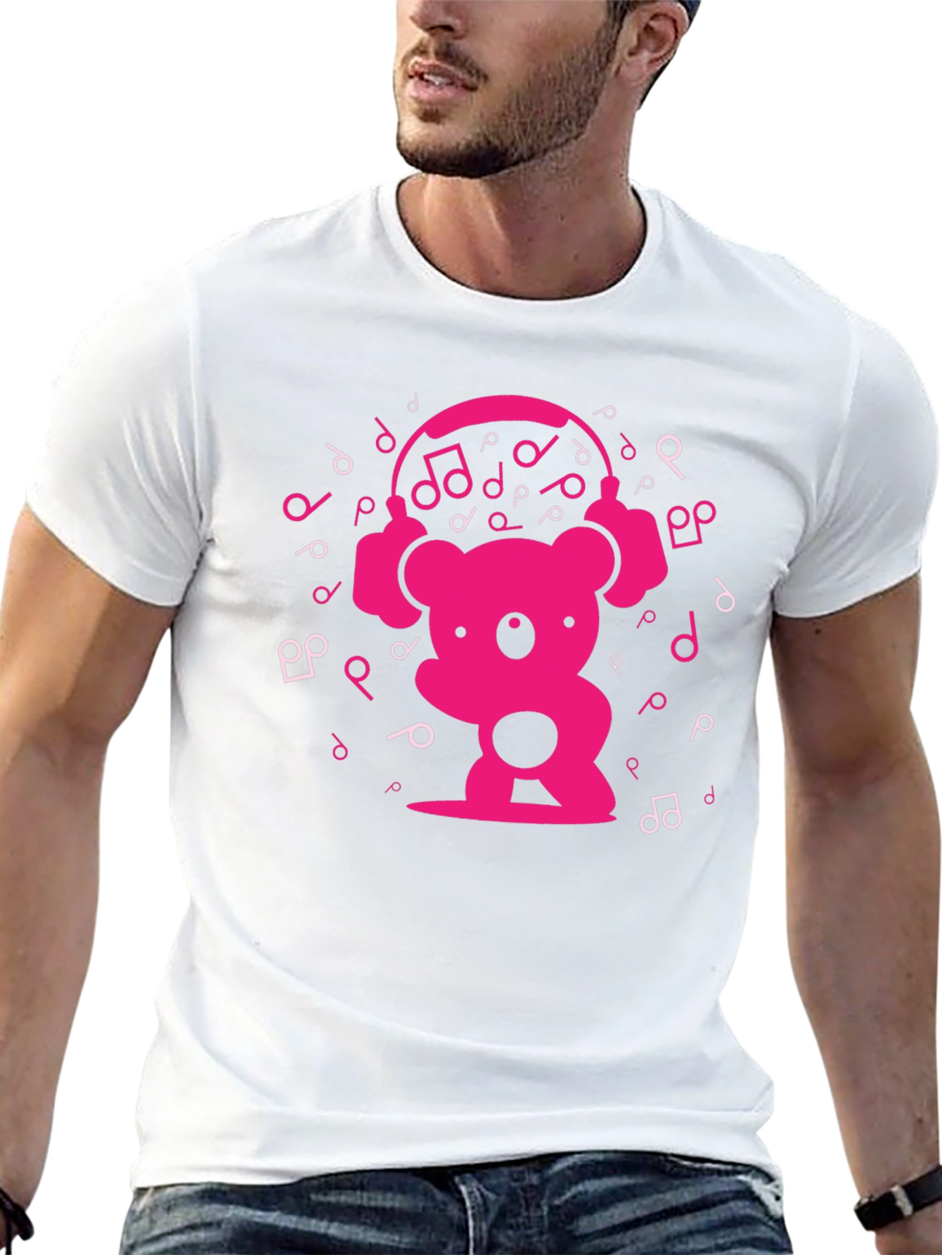 Black Koala Music T-Shirt - Black view 13
