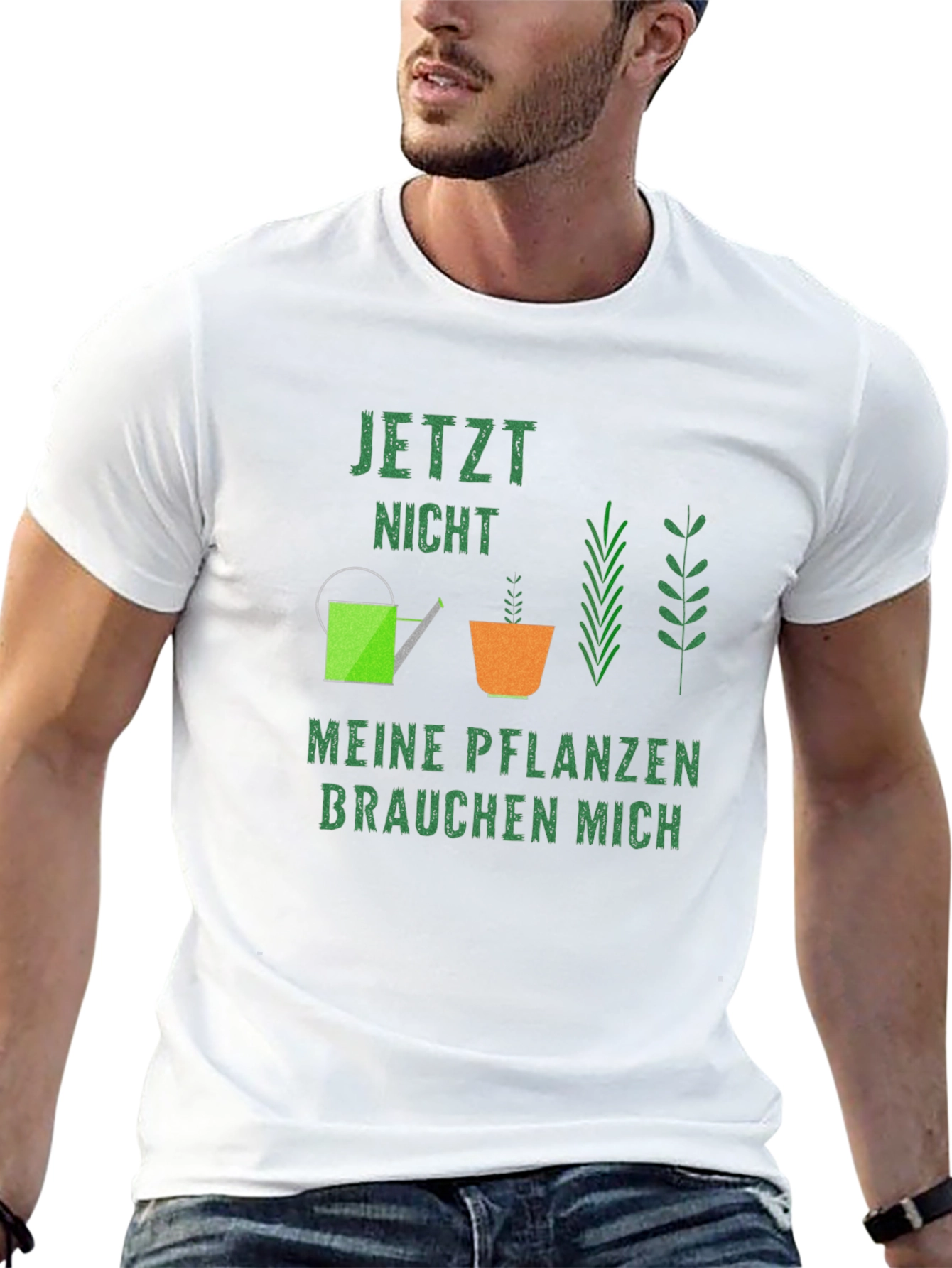 Black Plant Lover Graphic Tee - Jetzt Nicht Meine Pflanzen Brauchen Mich view 13