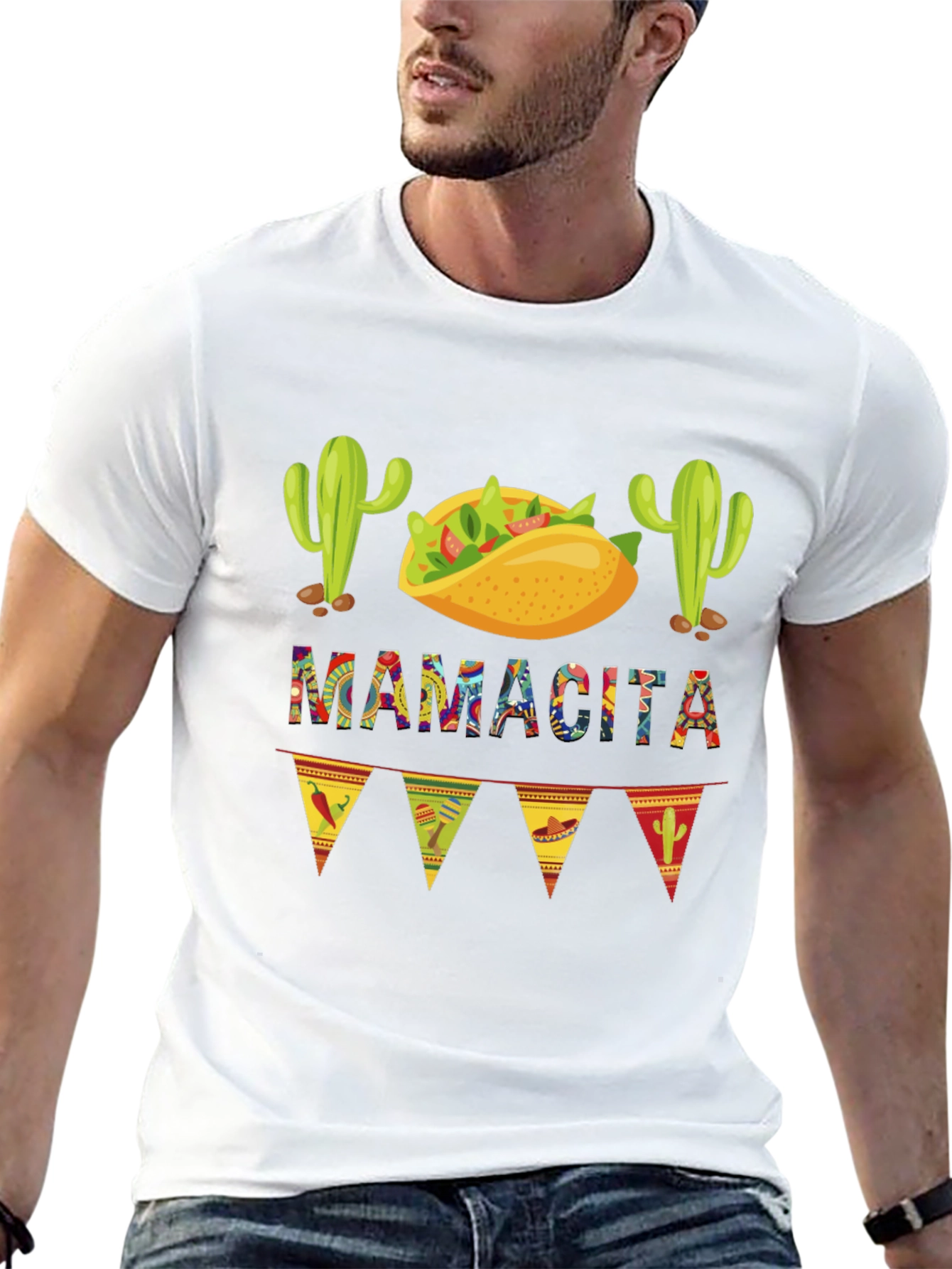 Black Mamacita Taco Fiesta Graphic Tee view 13