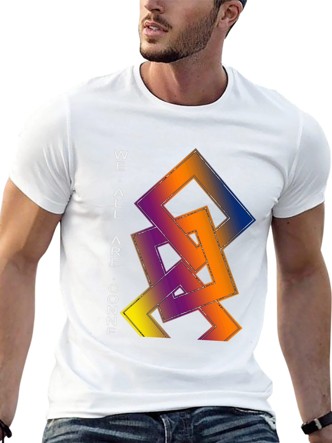 Black Conf Square Graphic T-Shirt view 13