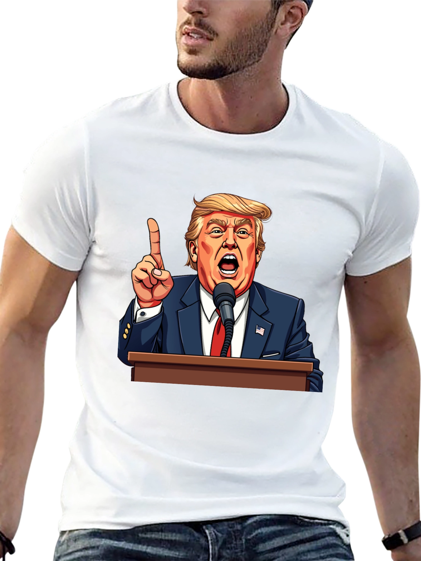 Trump Graphic Tee - Political Humor Apparel - 13