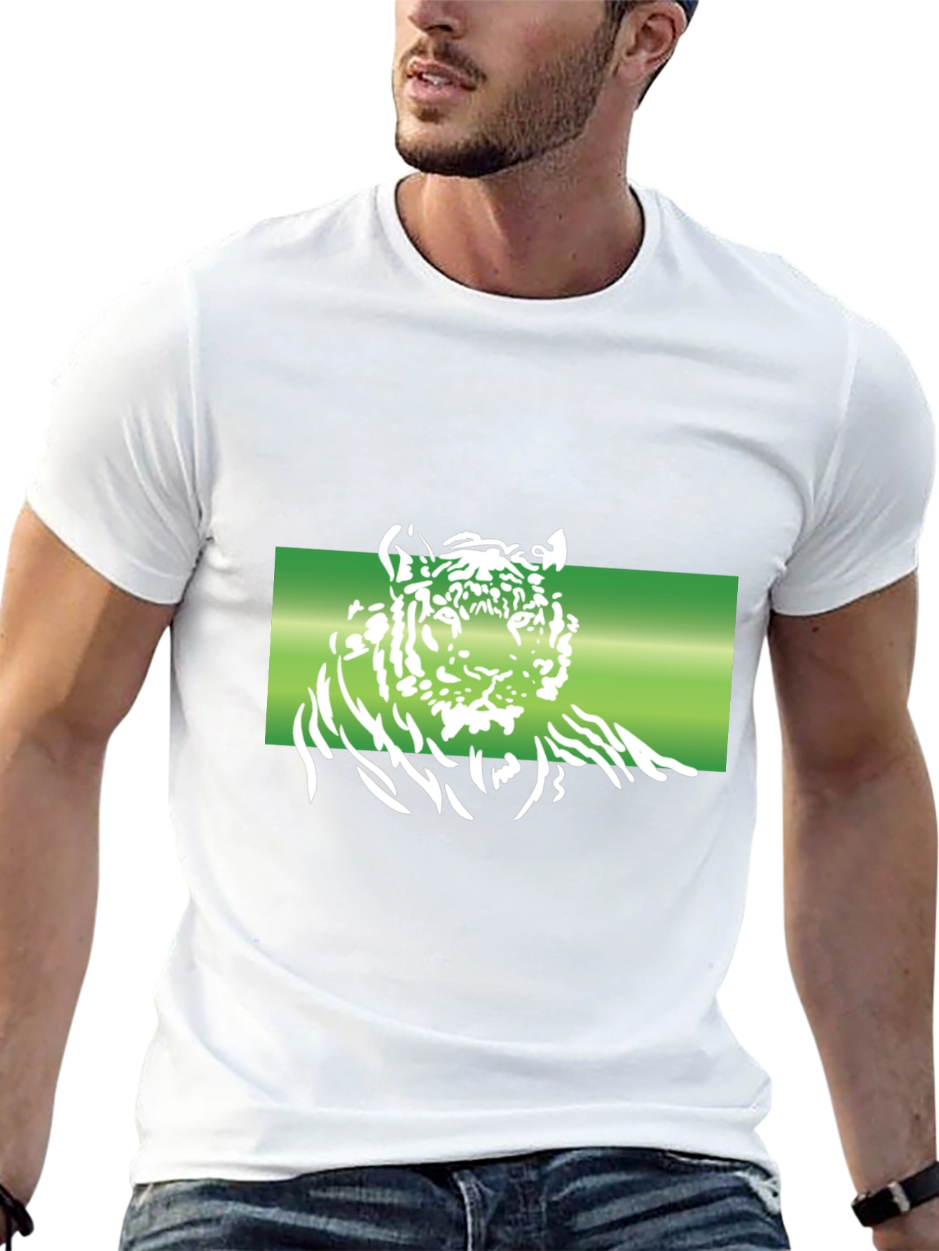 Black Tiger Graphic T-Shirt - Black view 13