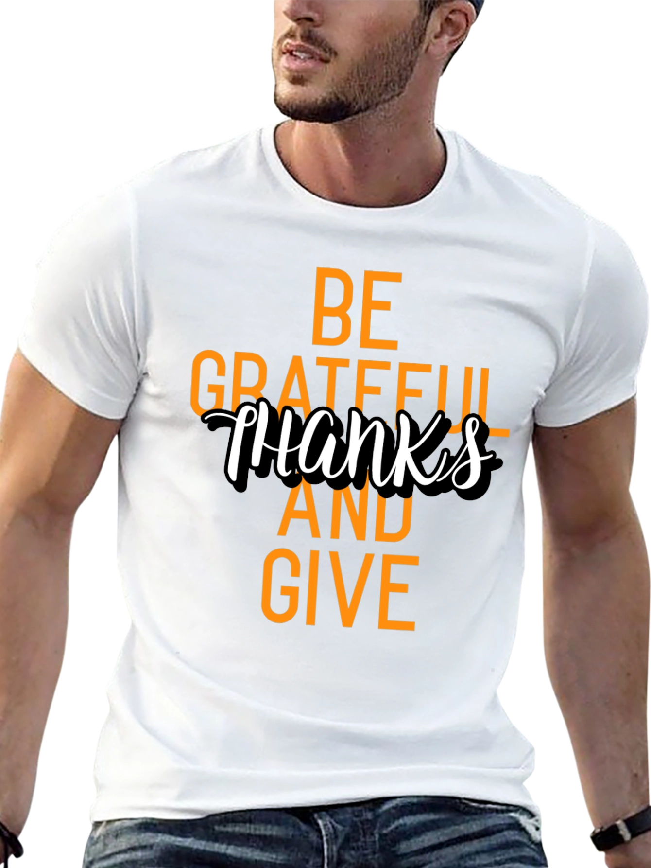 Black Grateful Thanksgiving T-Shirt view 13