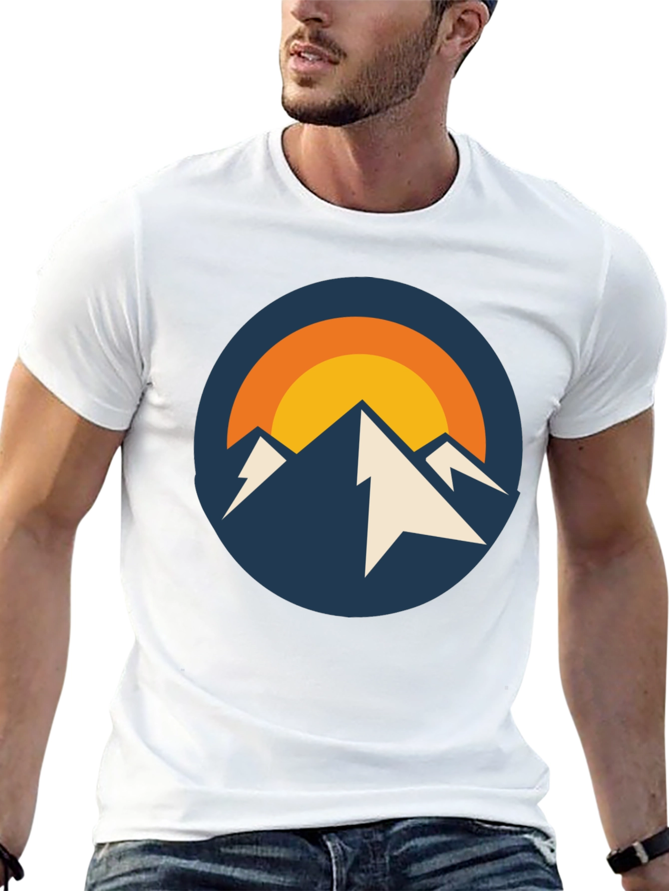 Black Mountain Peak Graphic Tee - Black view 13