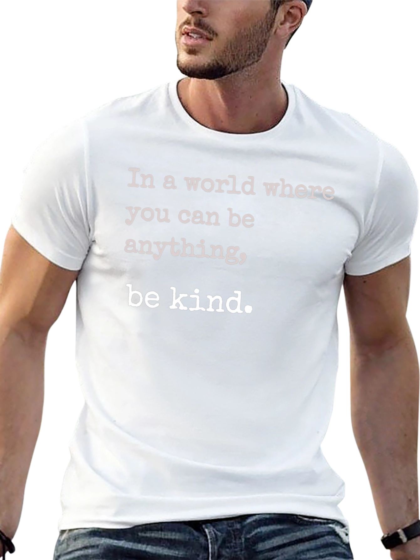 Black Be Kind Graphic T-Shirt - Soft Cotton Blend view 13