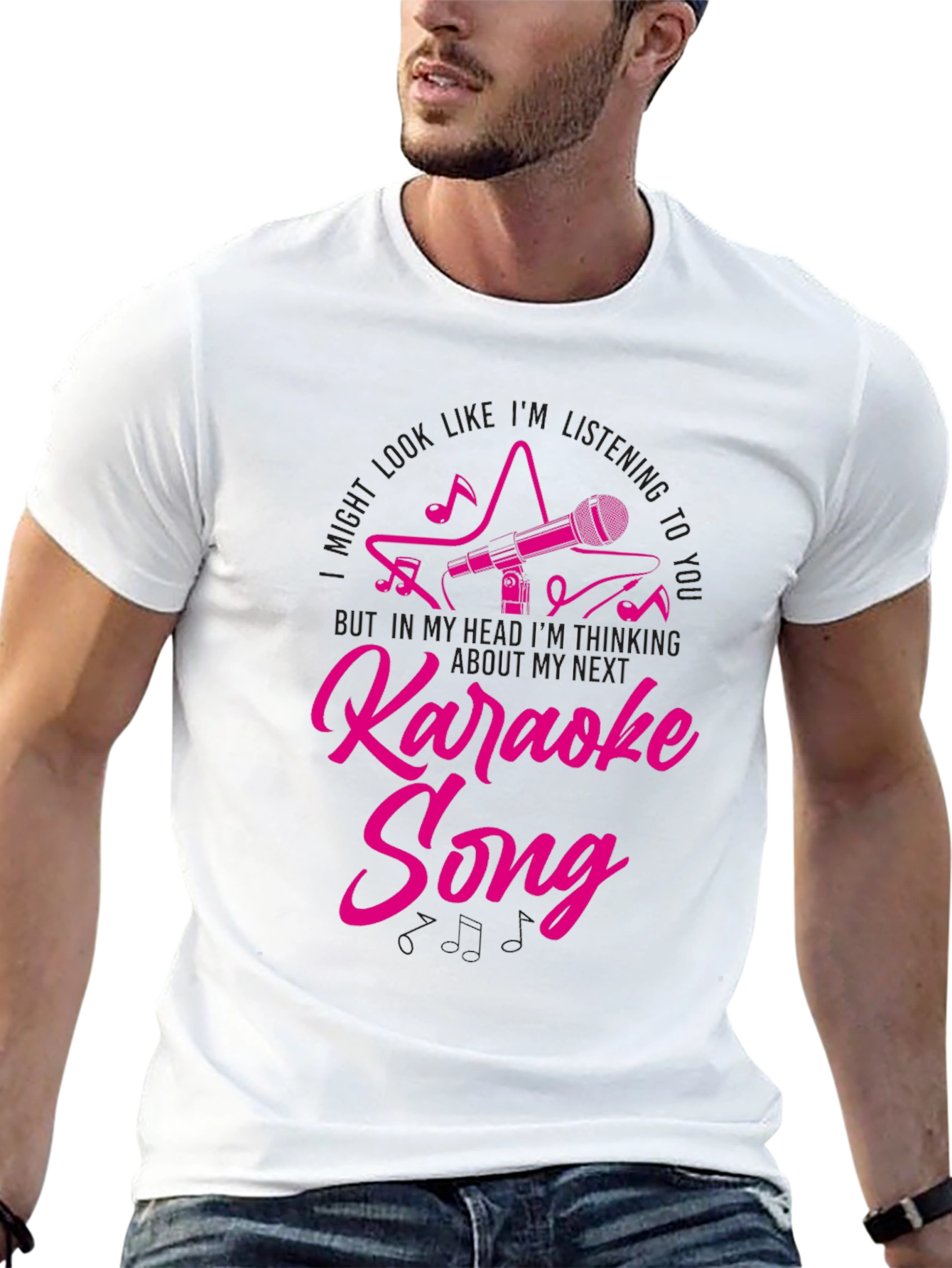 Karaoke Song T-Shirt - Fun Graphic Tee - 13
