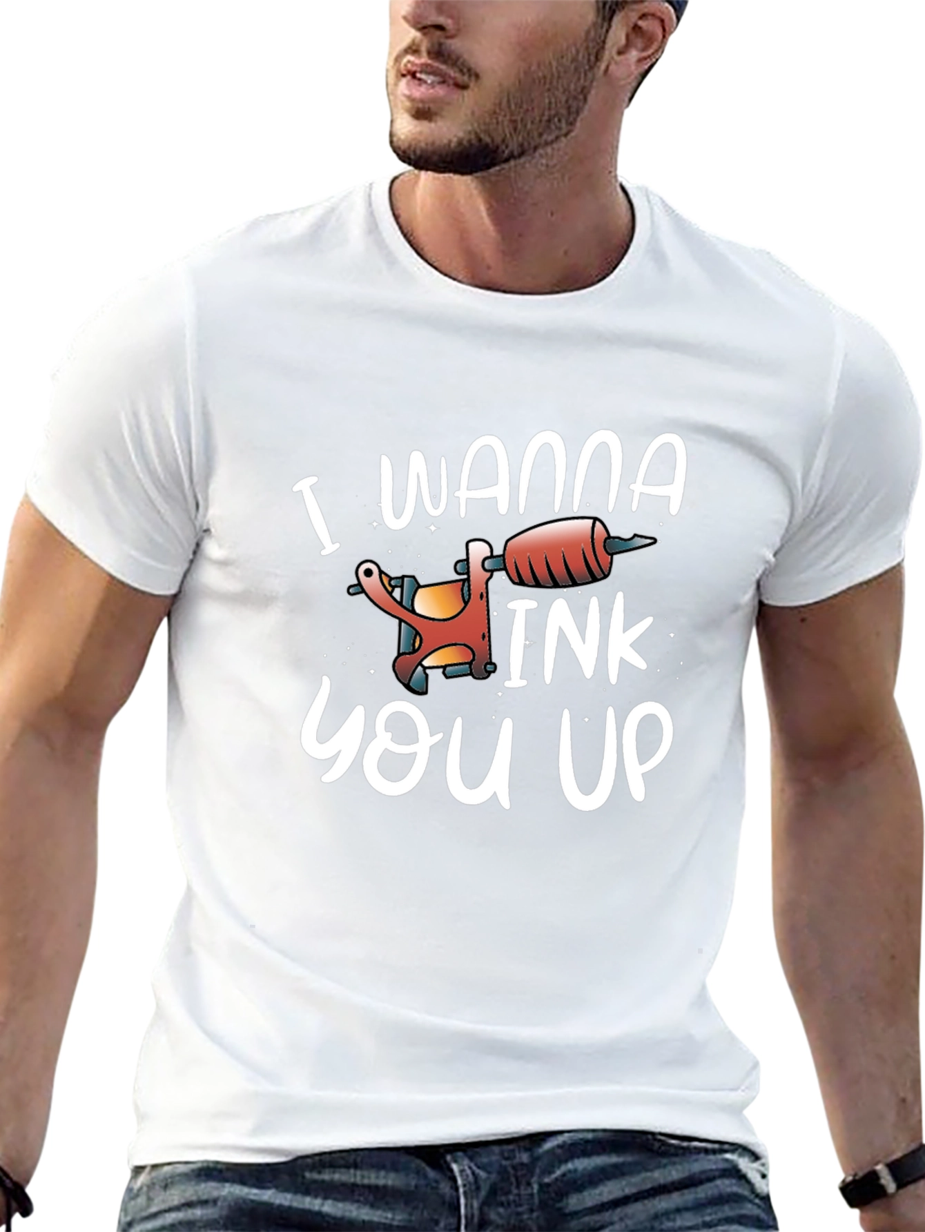Black I Wanna Ink You Up Graphic Tee view 13