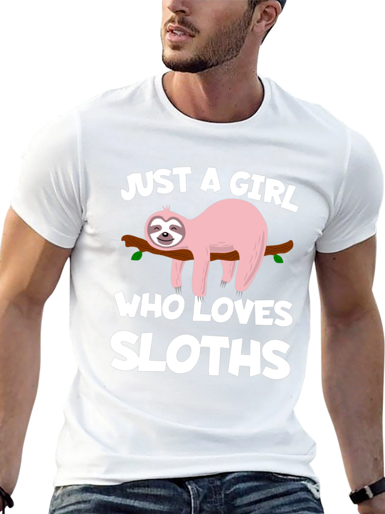 Just a Girl Who Loves Sloths T-Shirt - 13