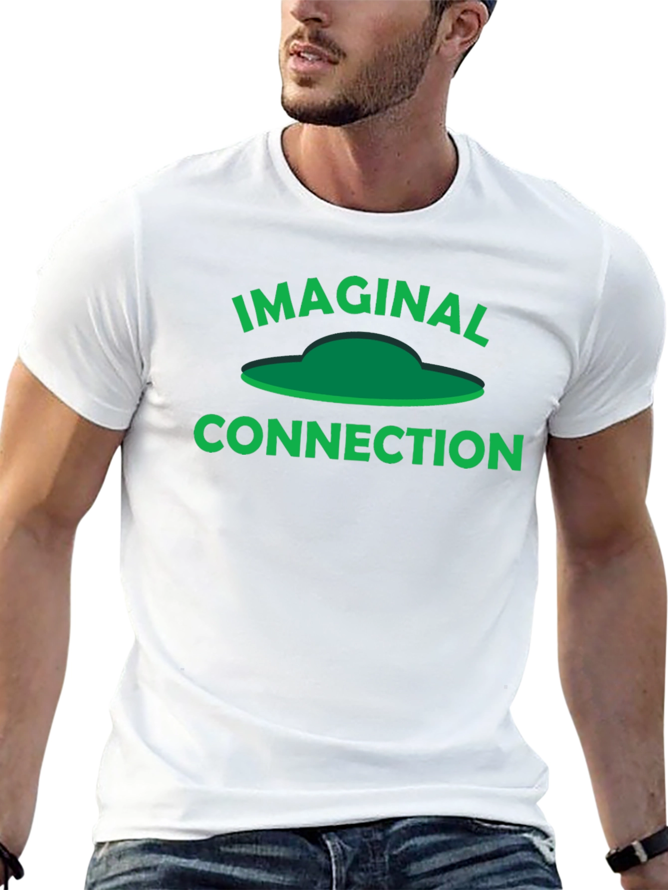 Black Imaginal Connection UFO Graphic T-Shirt view 13