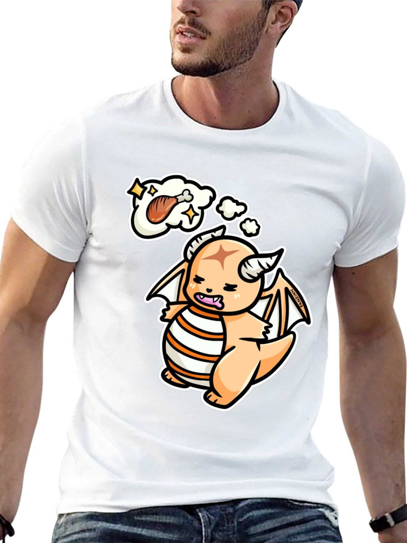 Hungry Dragon Graphic T-Shirt - 13