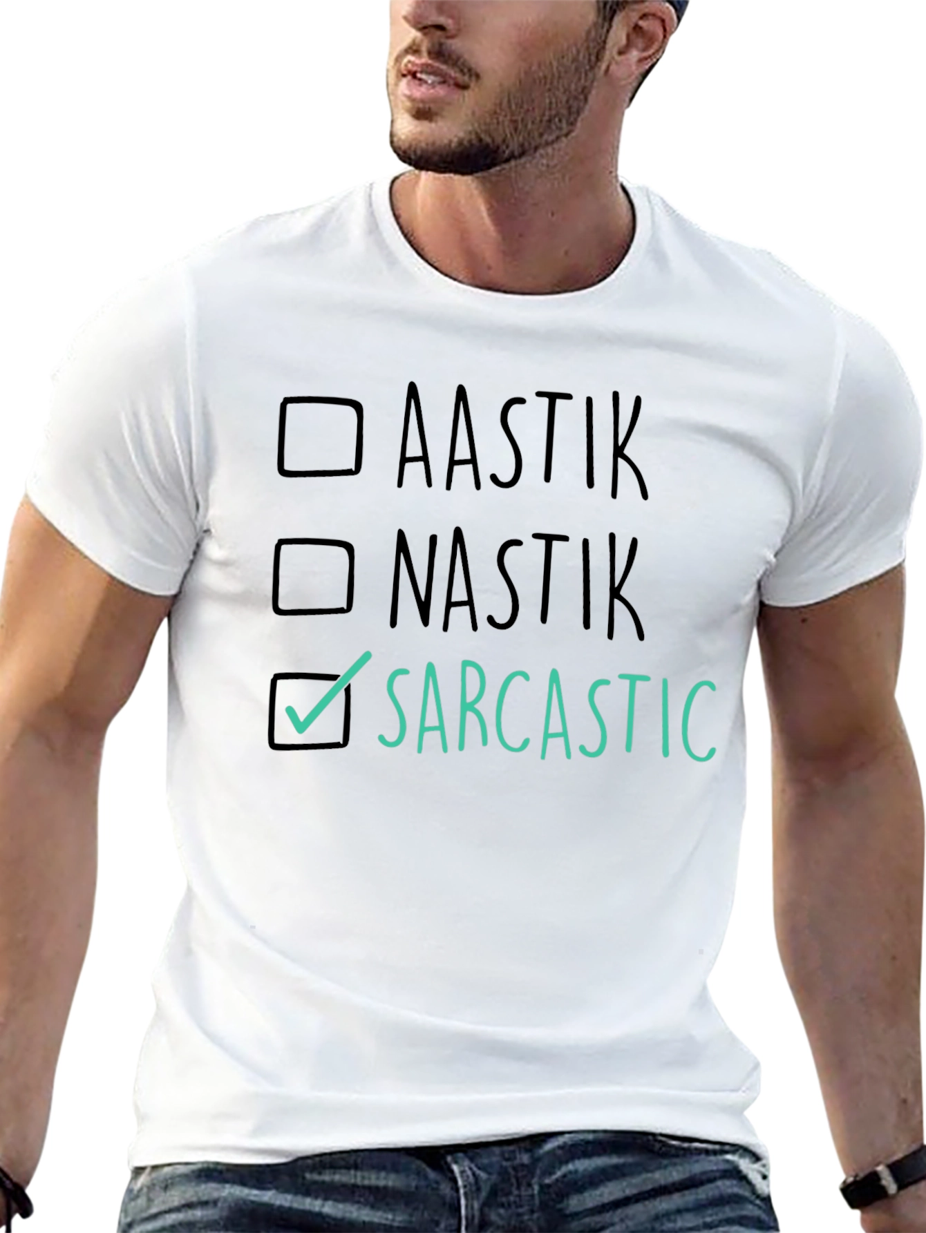 Black Sarcastic Choice T-Shirt view 13