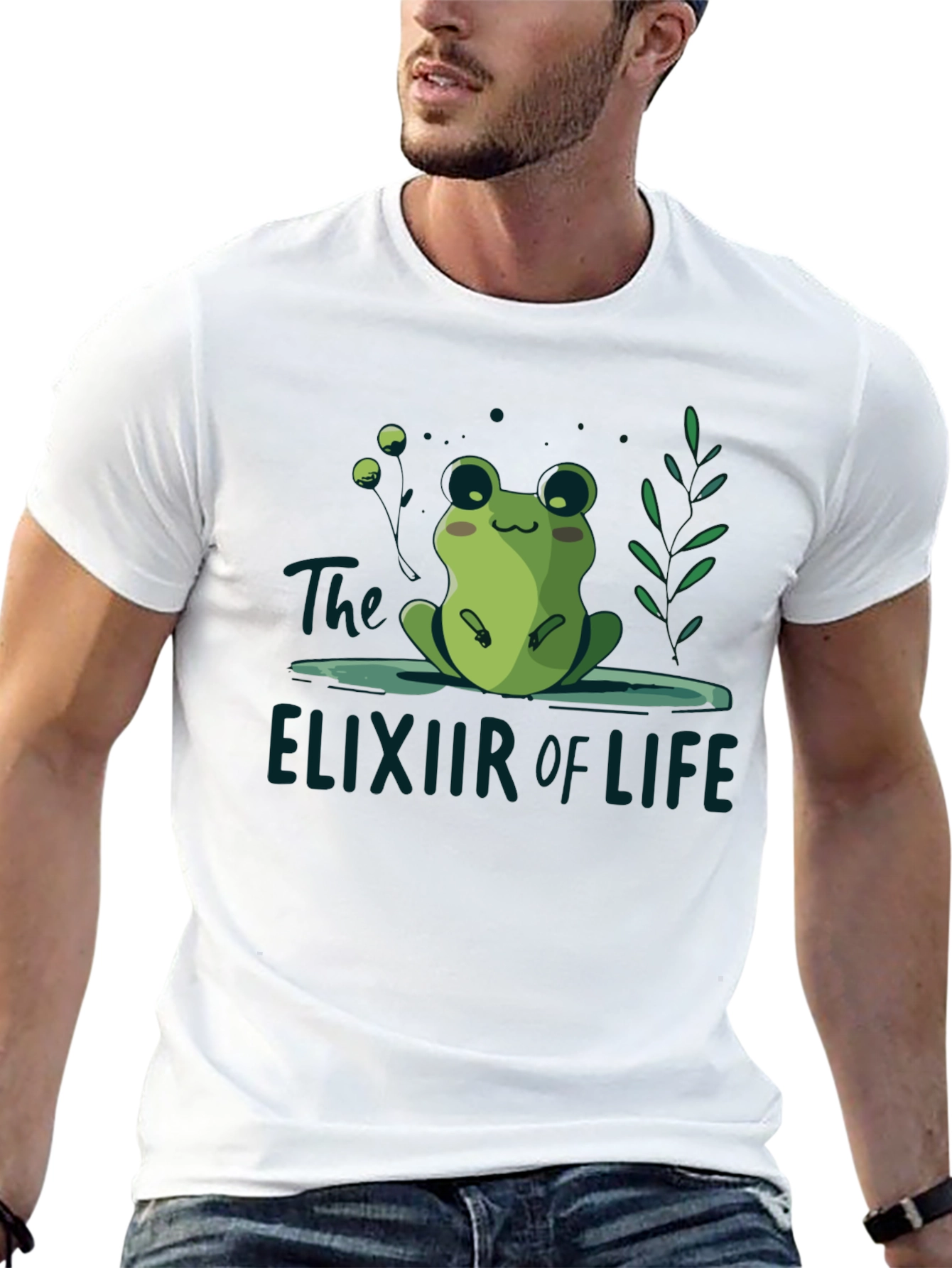 Black Frog Elixir of Life Graphic Tee - Relaxed Fit view 13