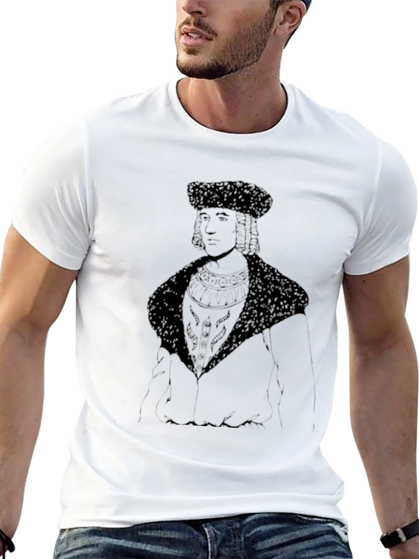 Historical Figure T-Shirt - Classic Black Tee - 13