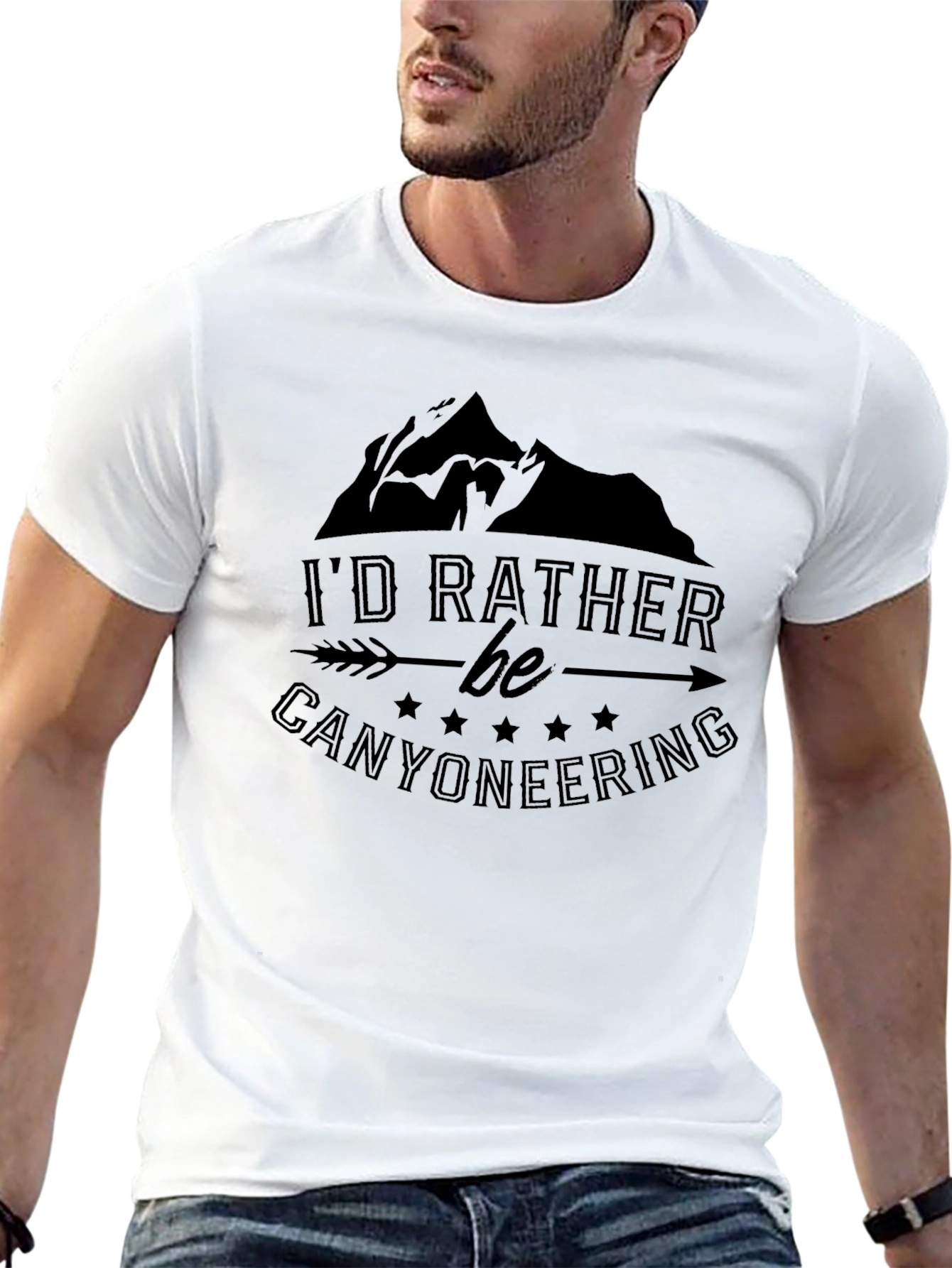 Black Canyoneering T-Shirt - Adventure Awaits! view 13