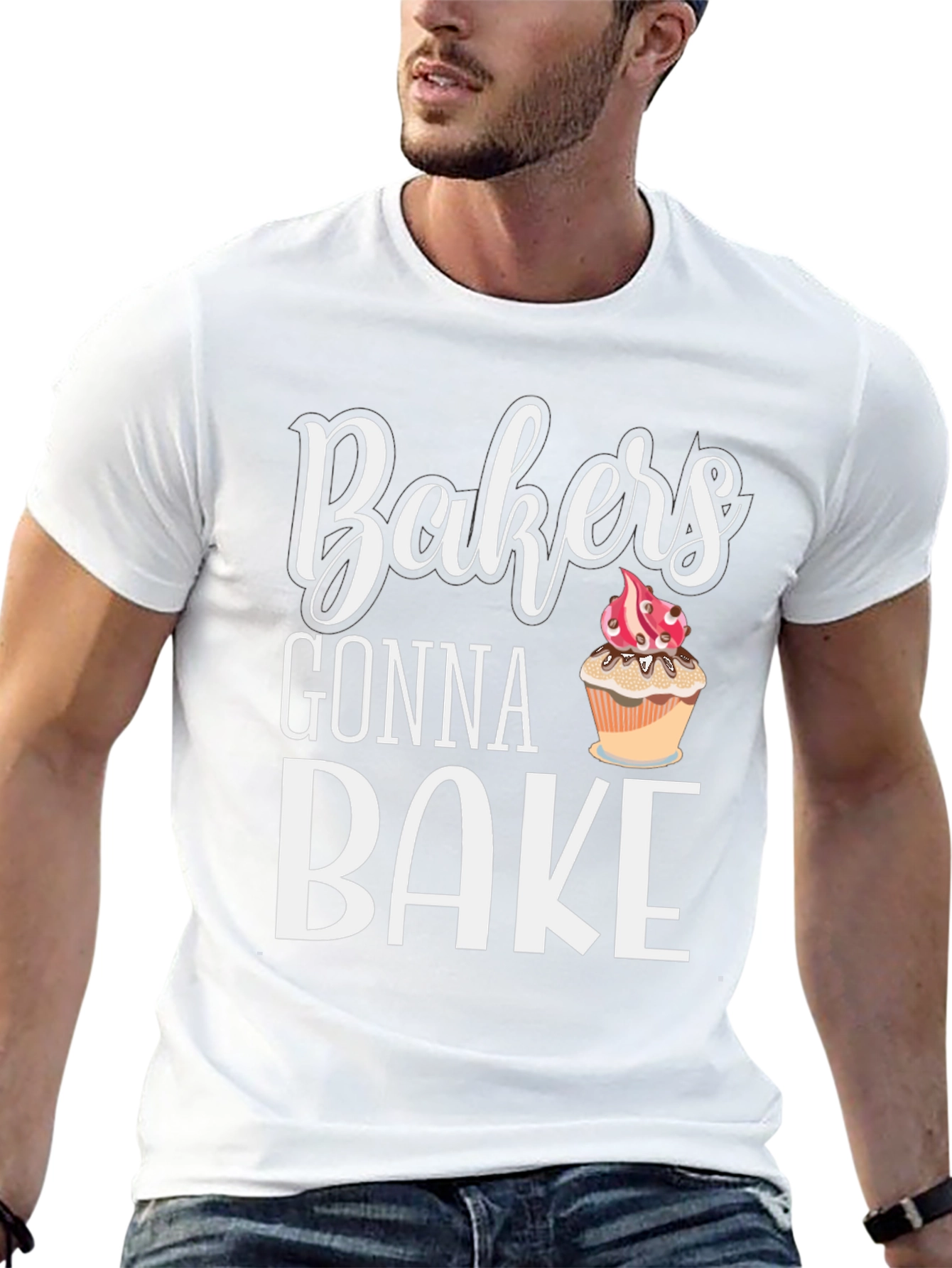 Black Bakers Gonna Bake T-Shirt Cupcake Baking Tee view 13