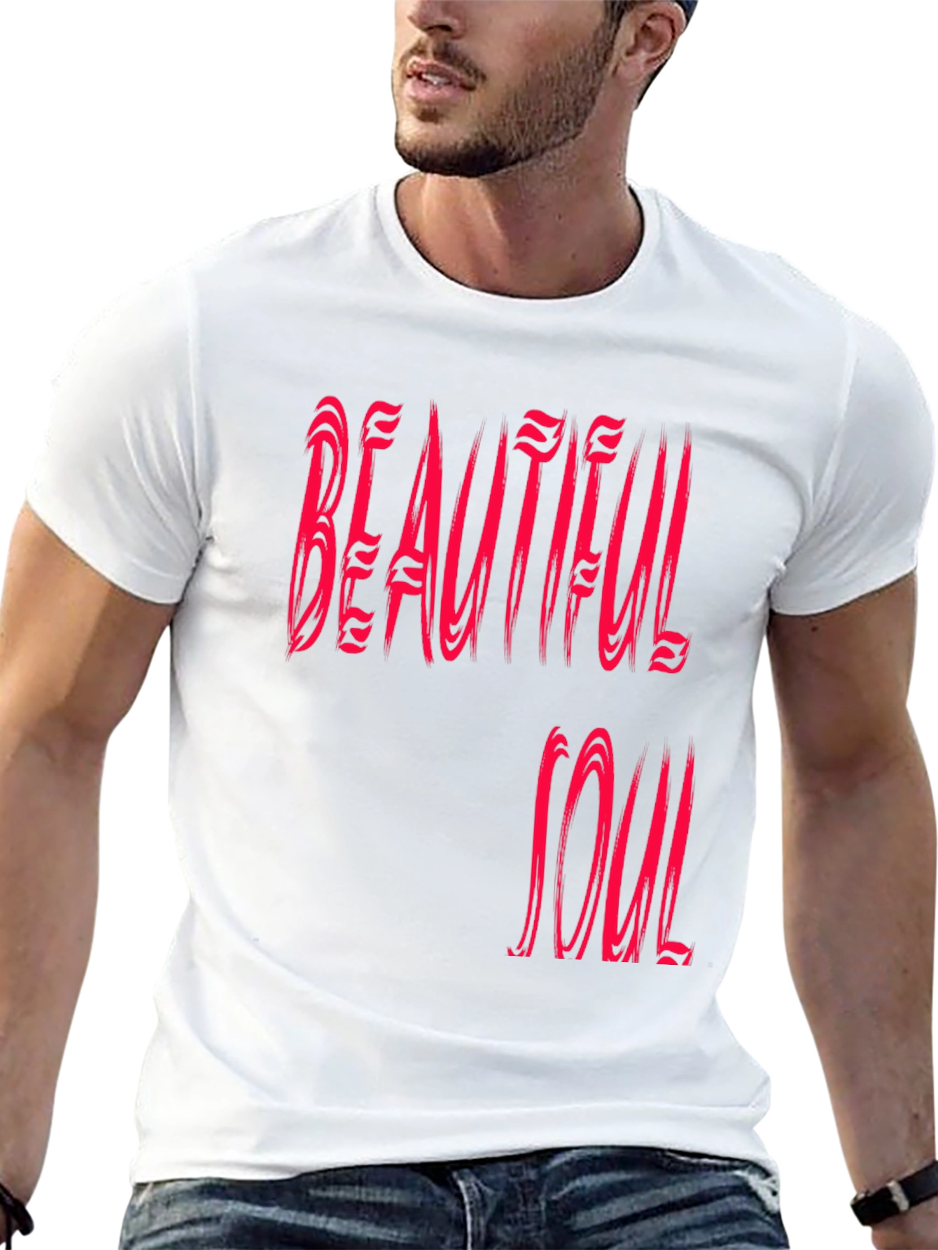 Black Beautiful Soul Graphic Tee - Black view 13