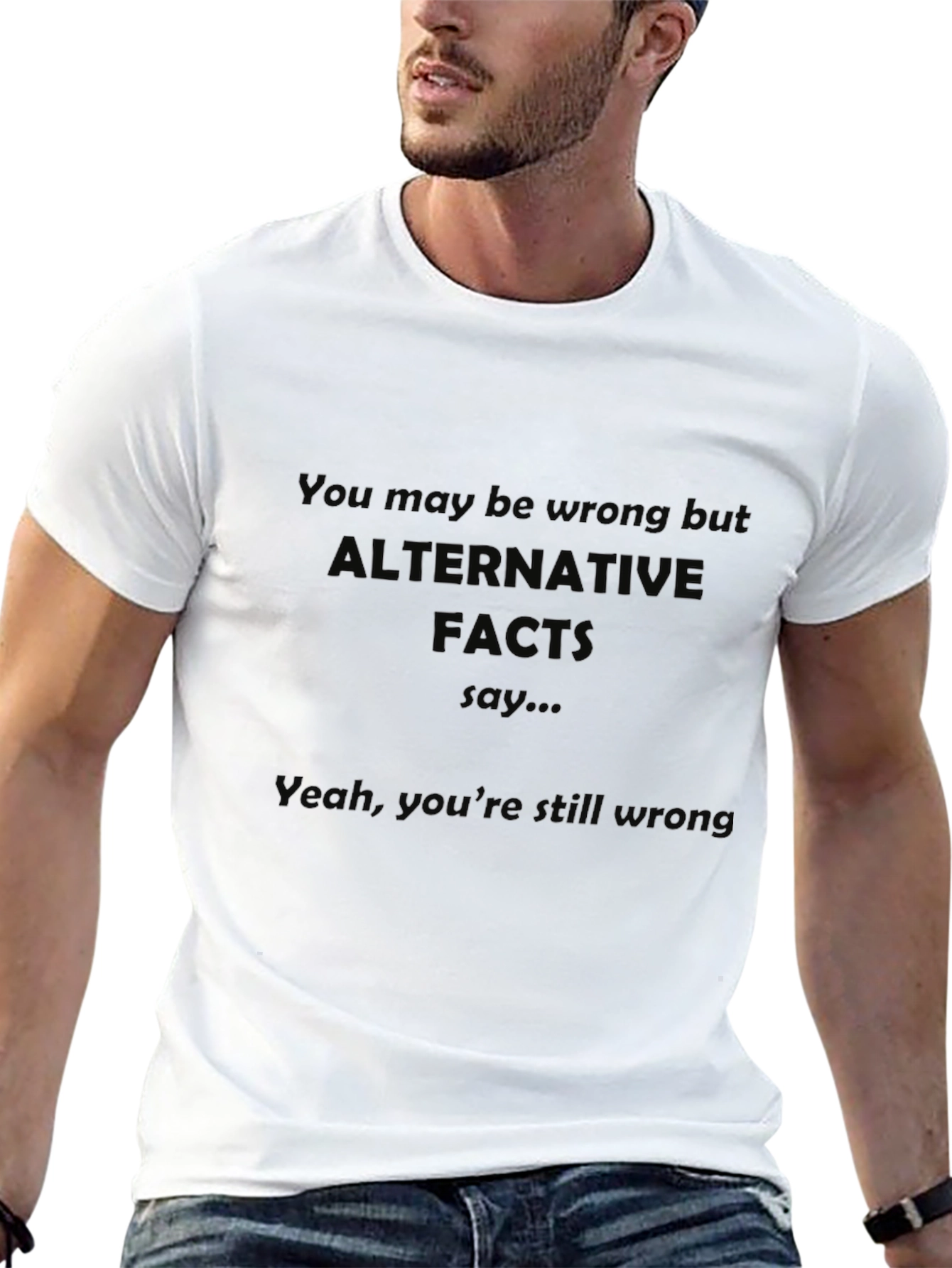 Black Alternative Facts T-Shirt view 13