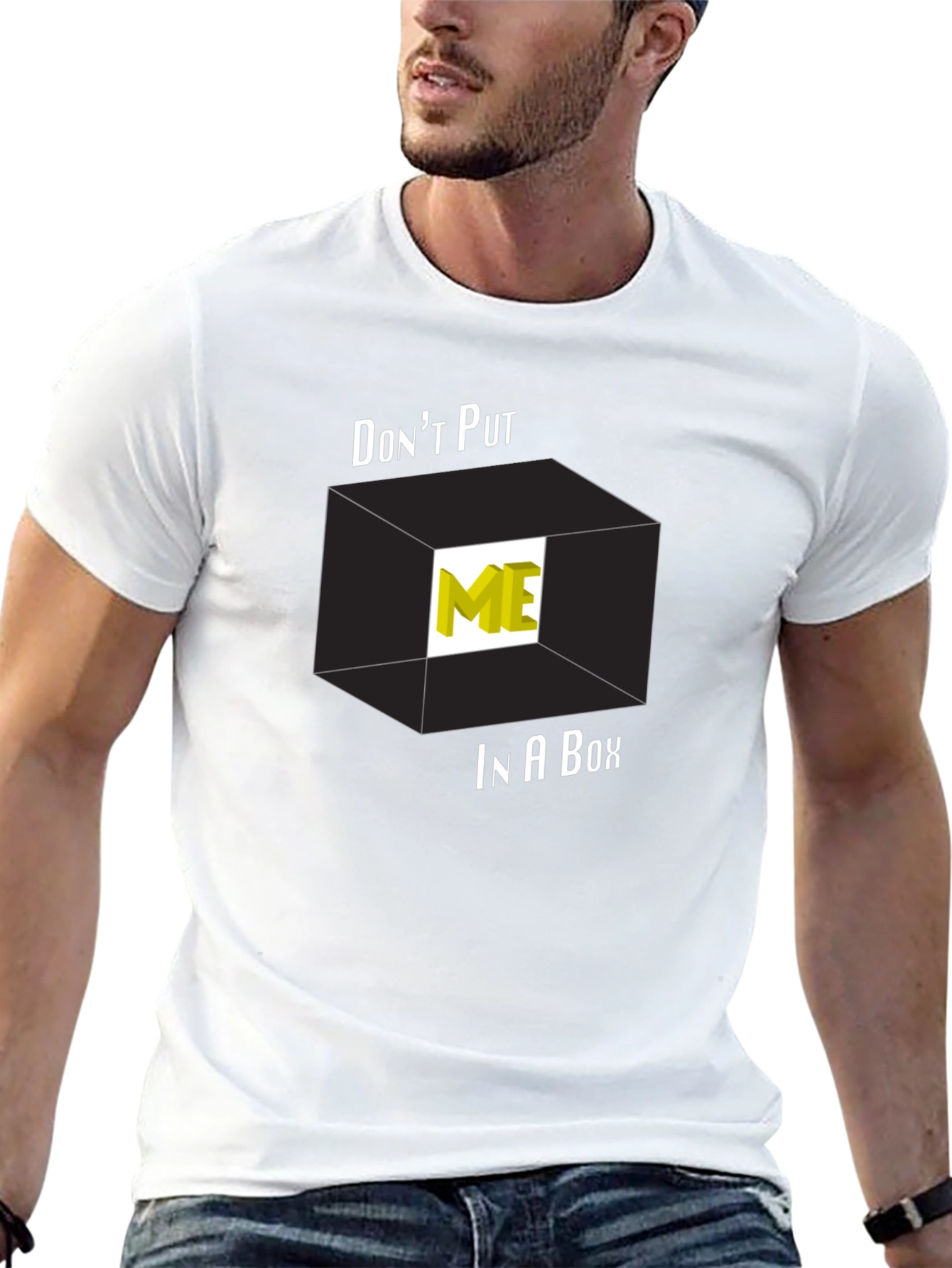 Black Don't Put Me in a Box Graphic Tee view 13