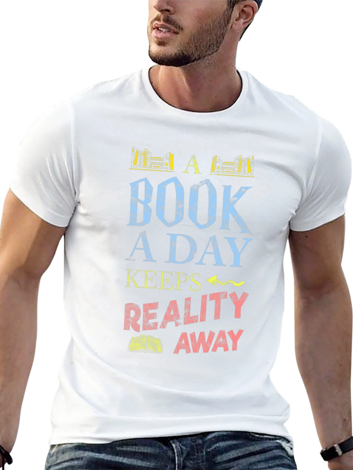 Black Book a Day Graphic Tee - Reading Lover's T-Shirt view 13