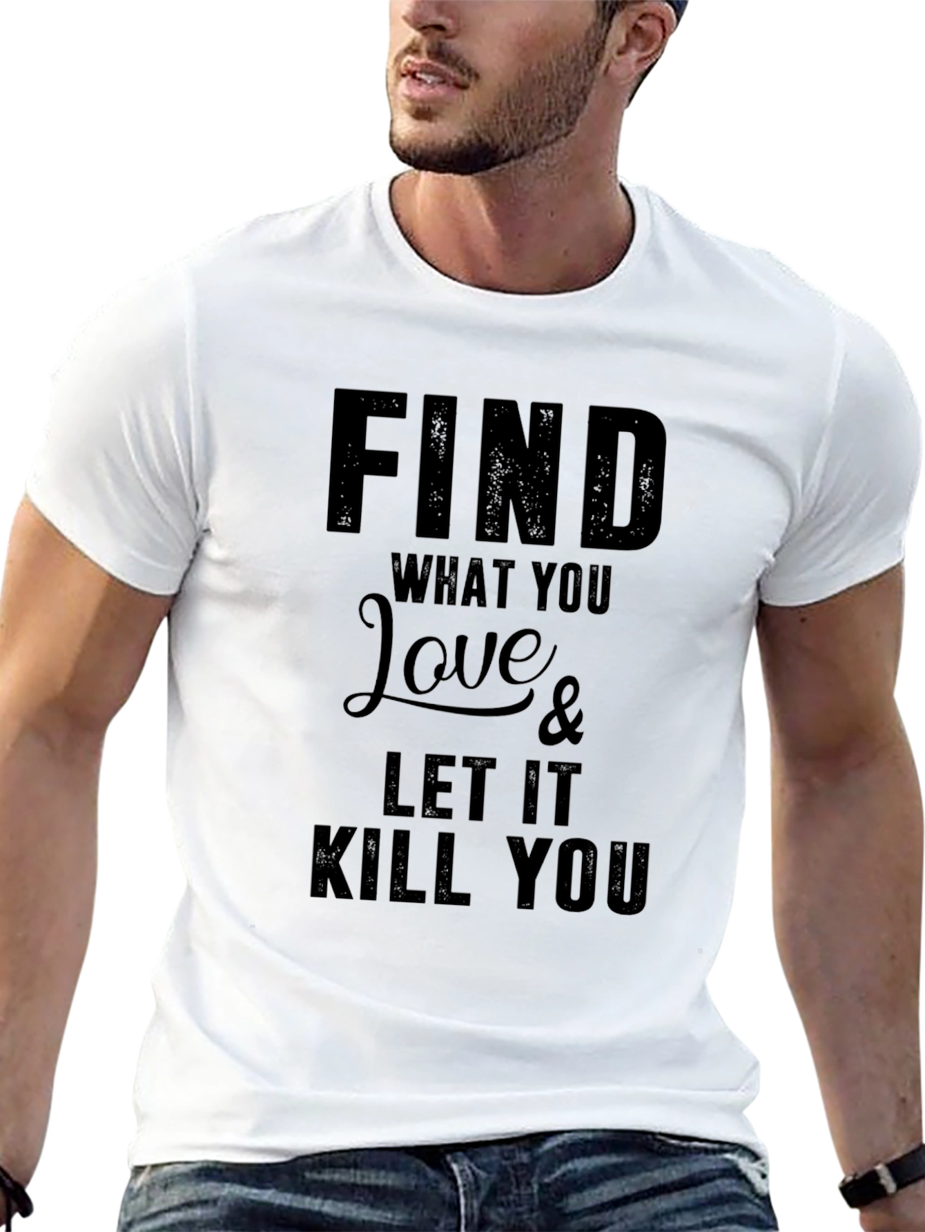 Black Find What You Love T-Shirt view 13