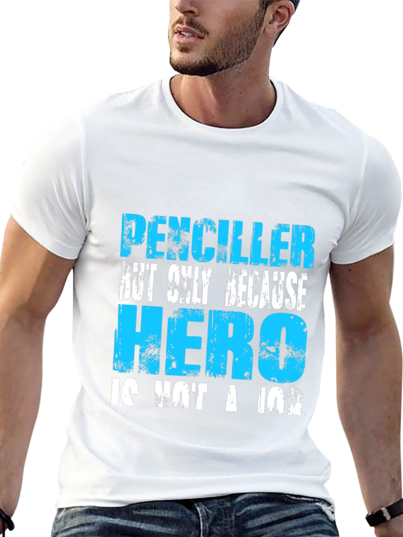 Black Penciller Hero Graphic T-Shirt view 13