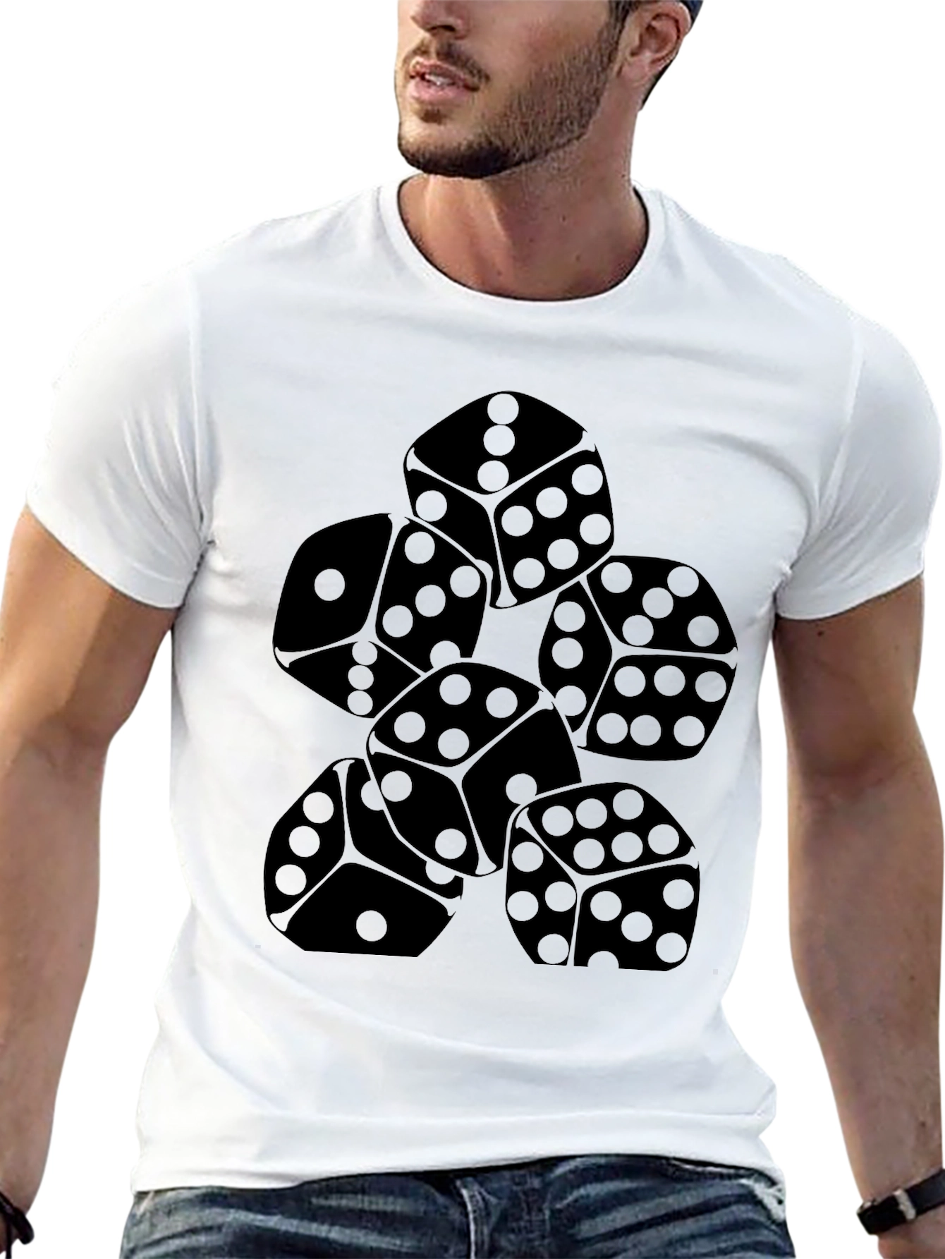 Dice Graphic T-Shirt - Lucky Roll - 13