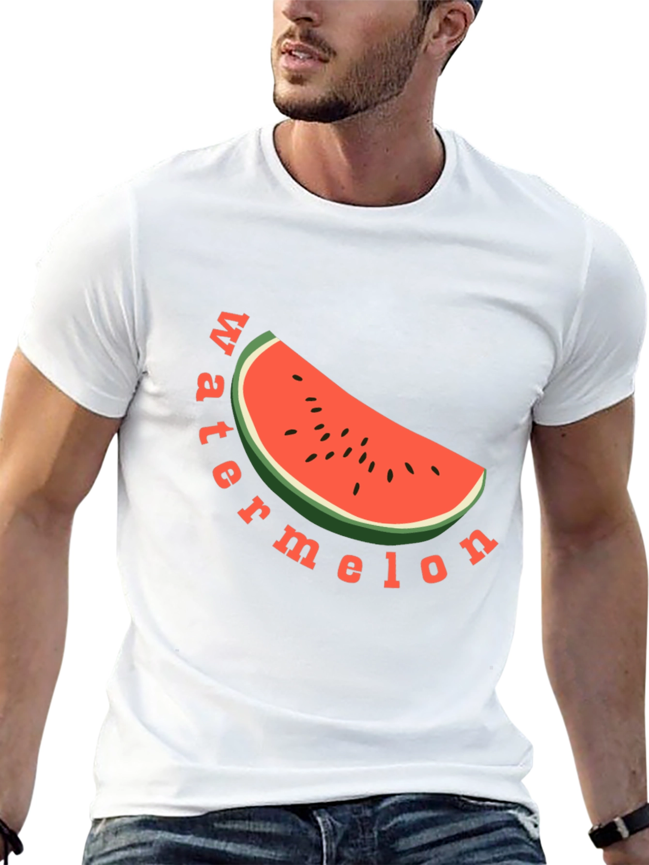 Black Watermelon Graphic Tee - Black view 13