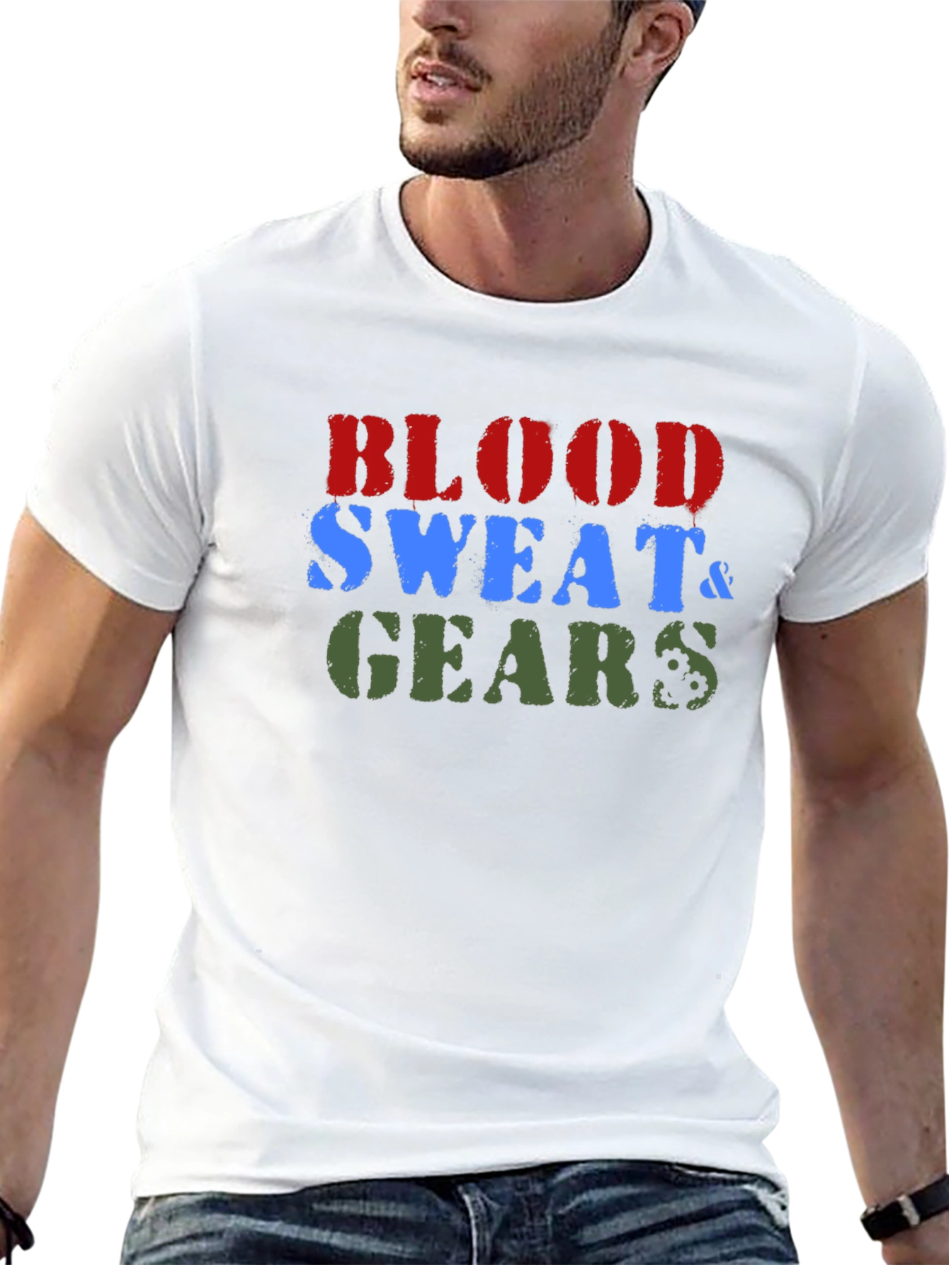 Black Blood Sweat & Gears Black T-Shirt view 13