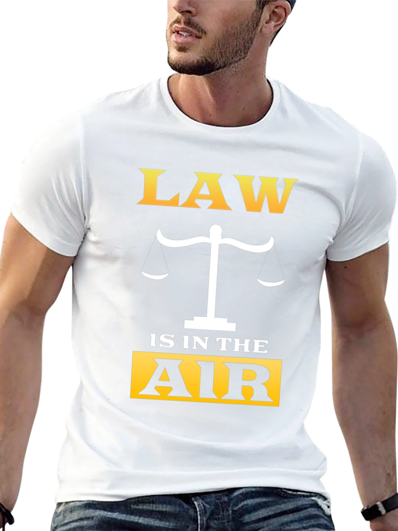 Law is in the Air Graphic T-Shirt - 13