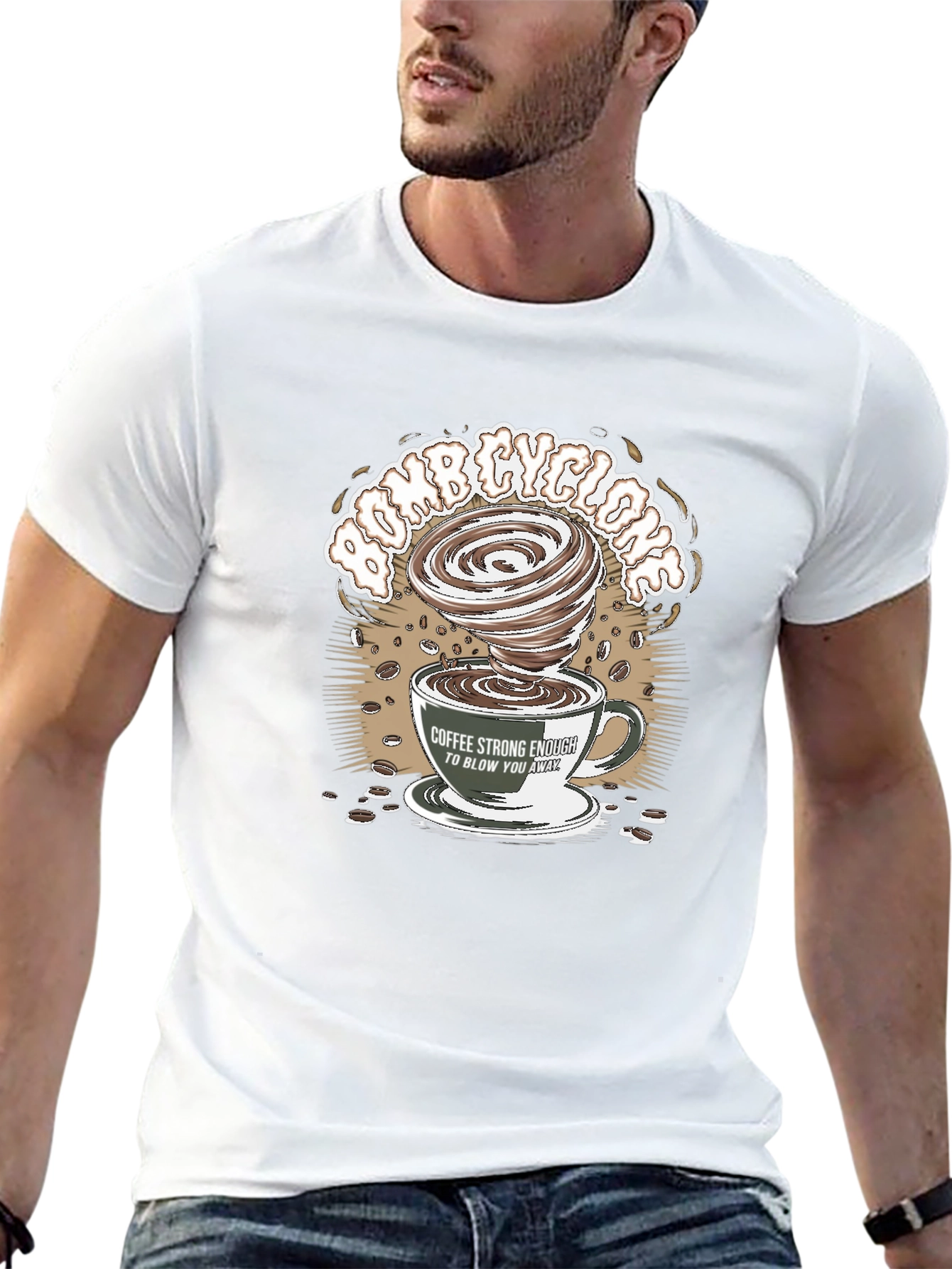 Black Bomb Cyclone Coffee T-Shirt view 13