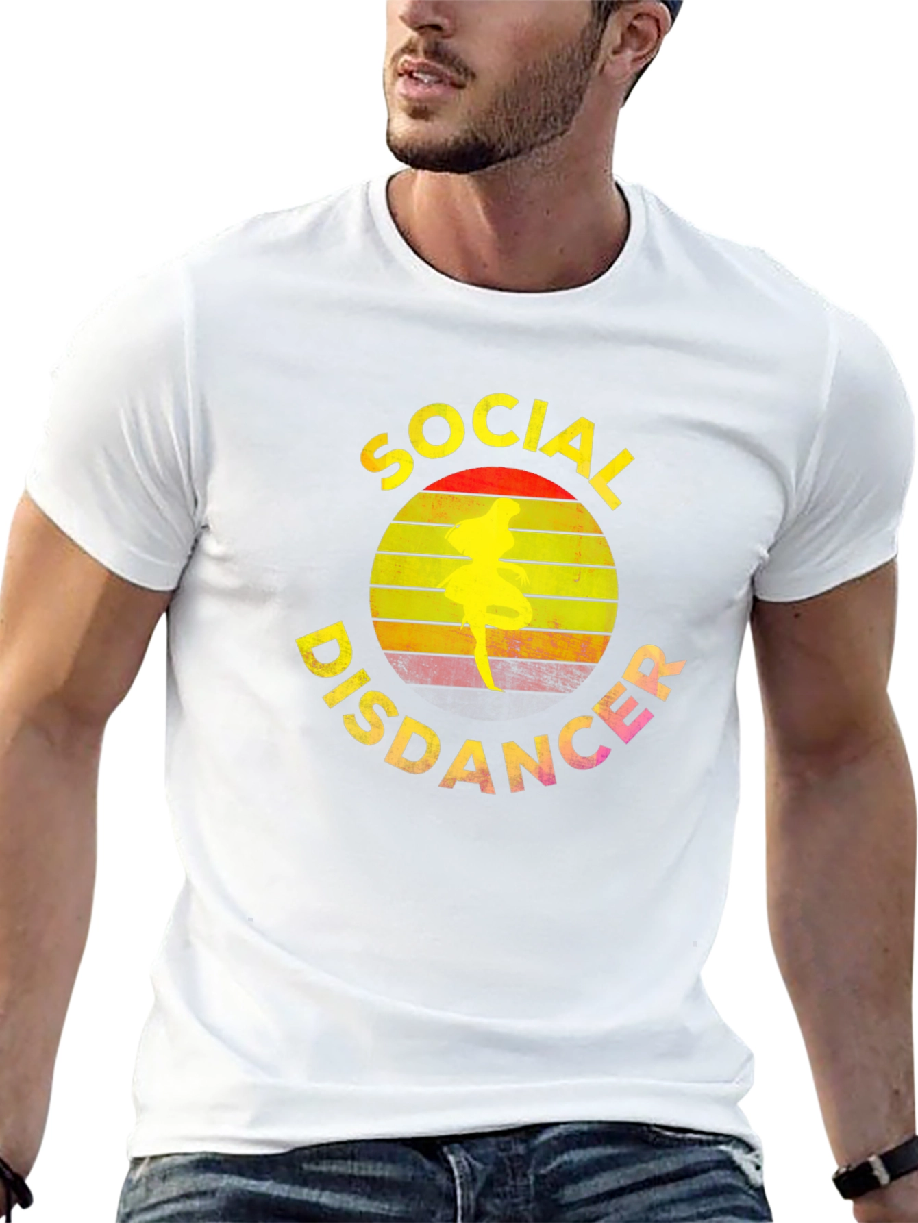 Black Social Disdancer T-Shirt: Dance With Confidence view 13