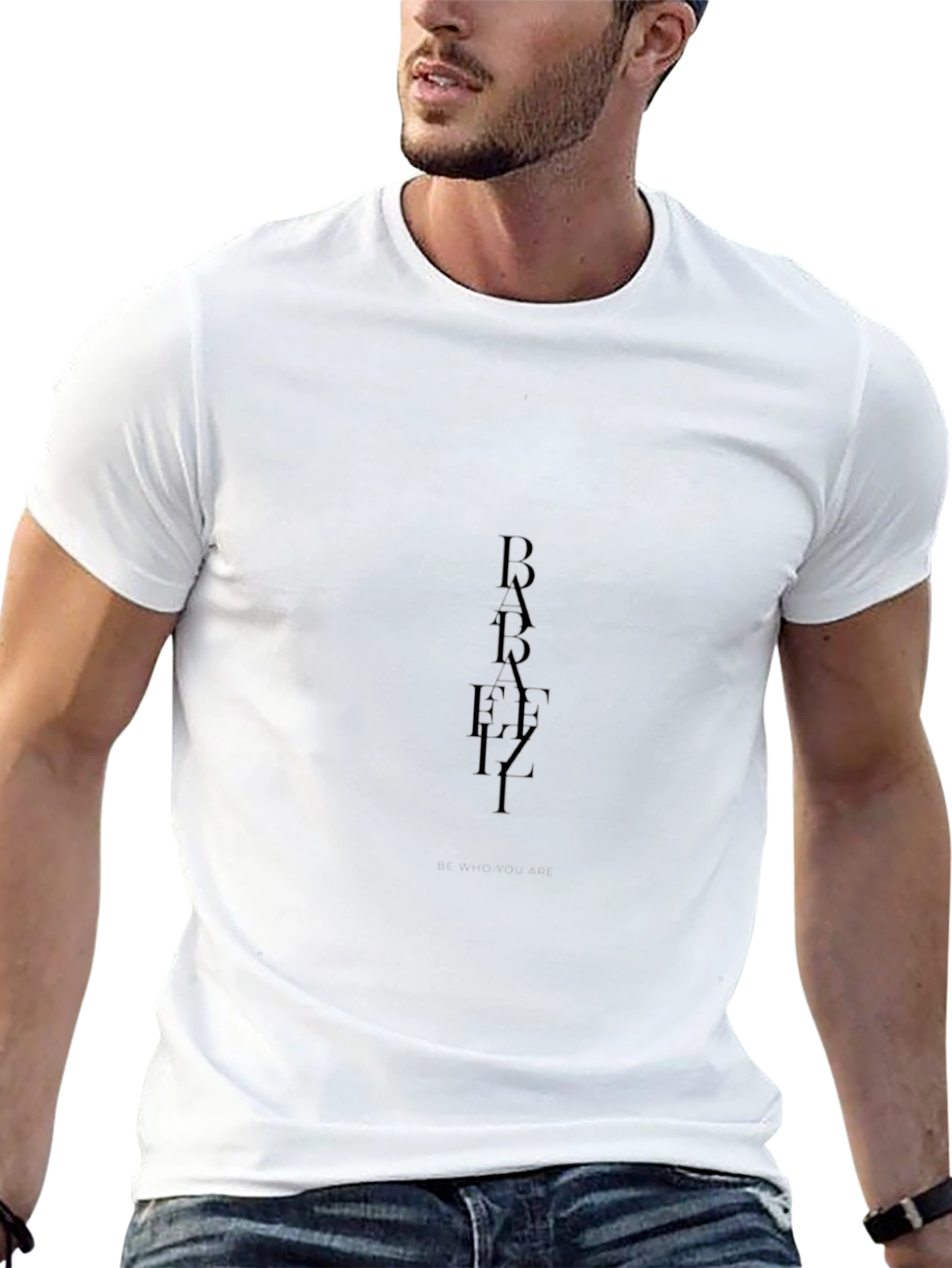Black Black Minimalist 'BABEEZ' Graphic Tee - Casual Style view 13