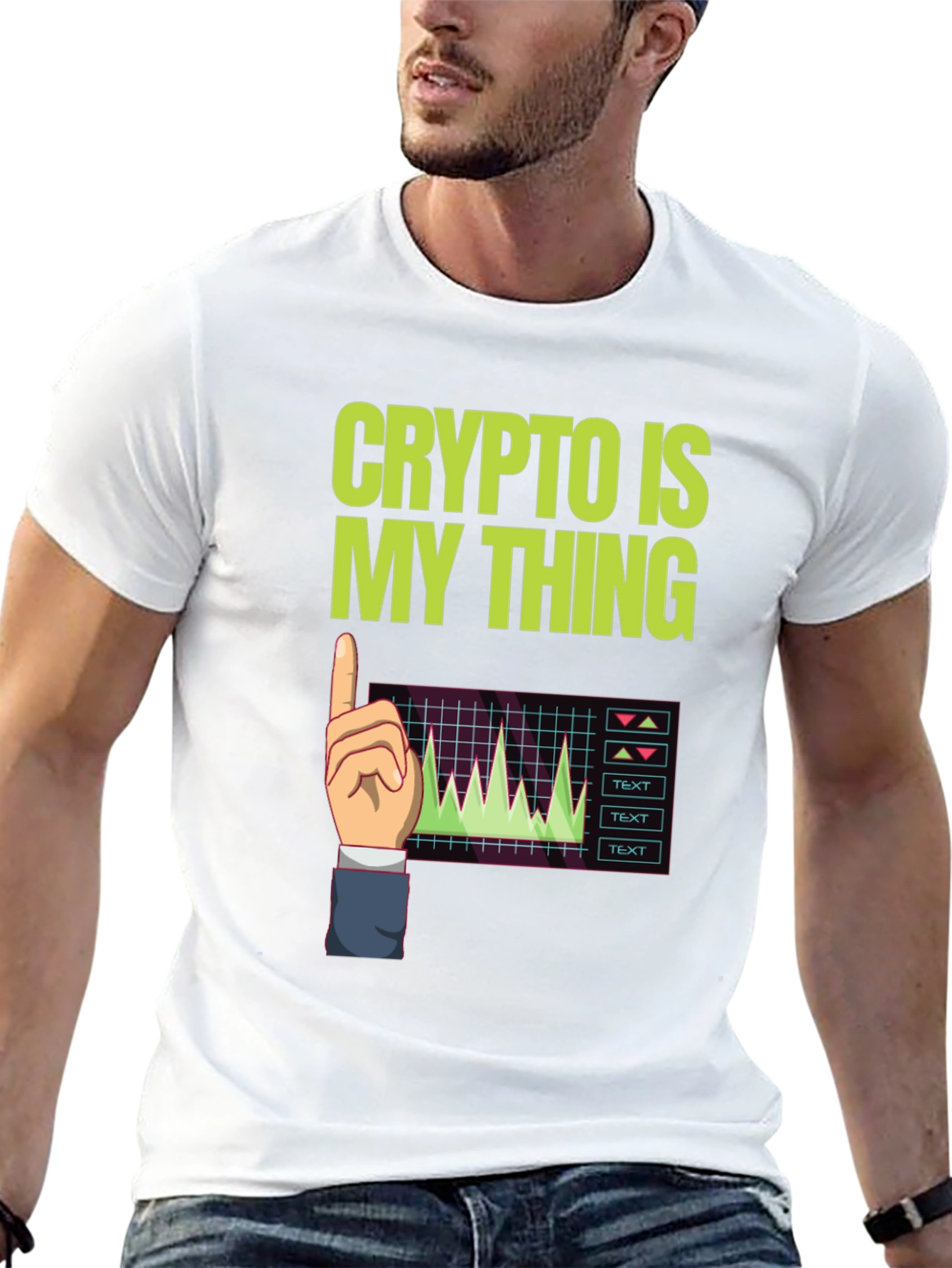 Black Crypto Is My Thing Graphic T-Shirt view 13