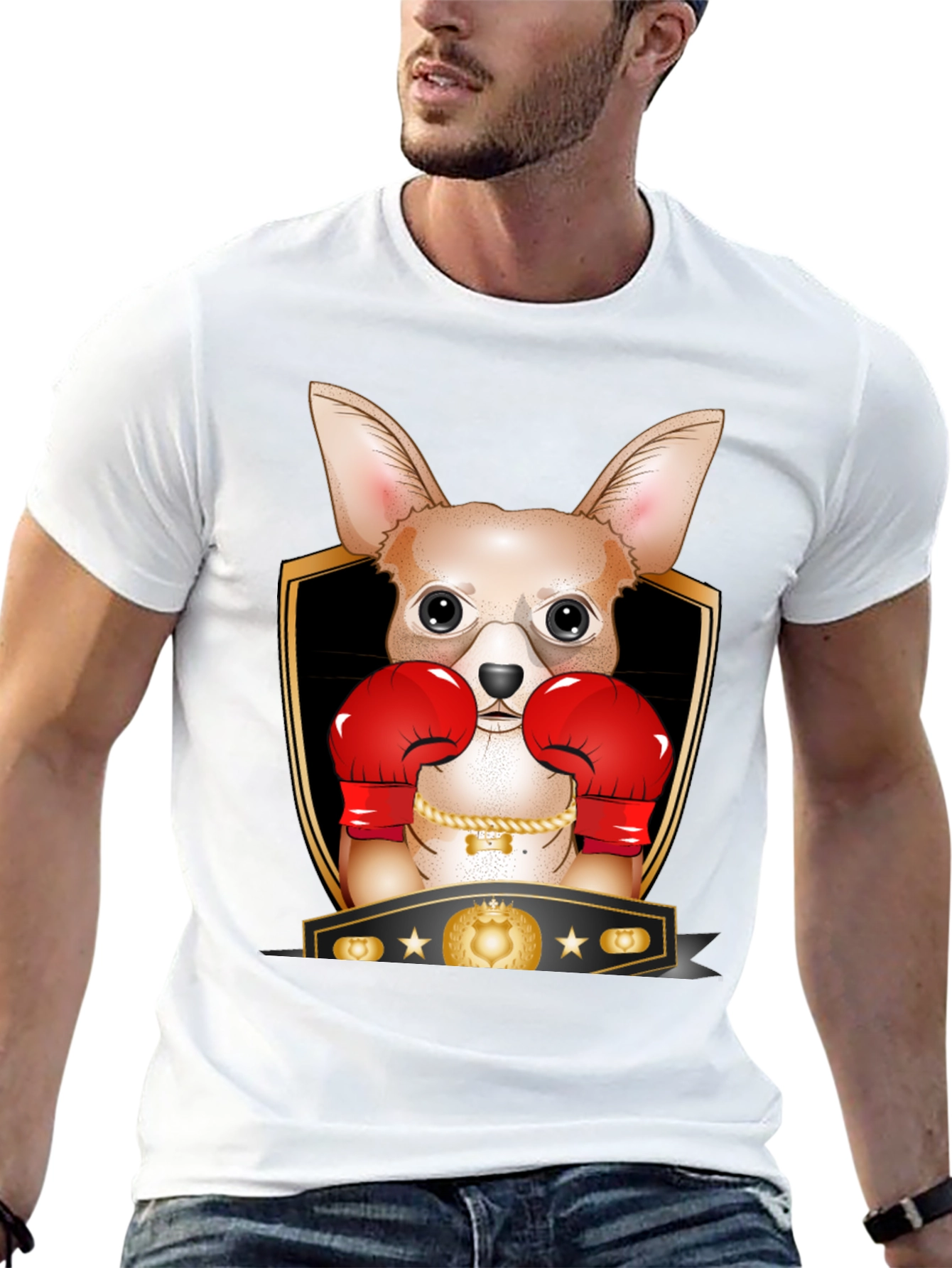 Black Dog Boxer T-Shirt view 13