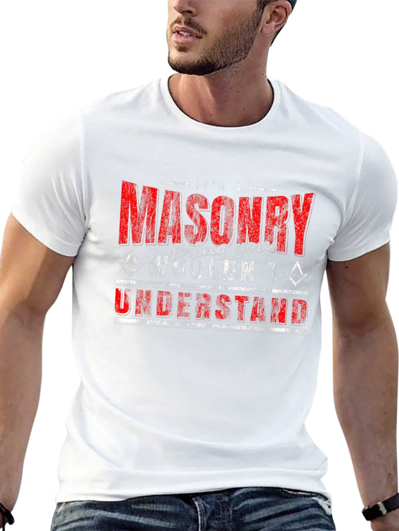 Black Masonry T-Shirt - It's a Masonry Thing view 13