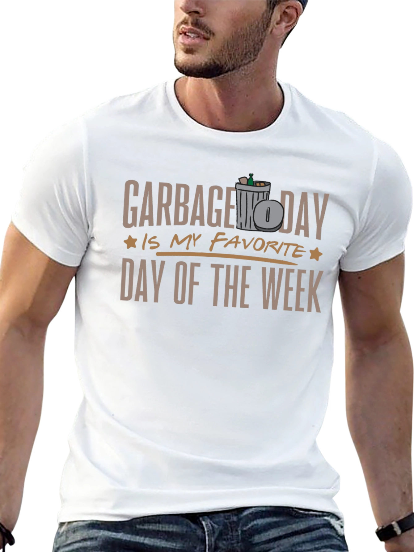 Black Garbage Day T-Shirt - Favorite Day of The Week Tee view 13