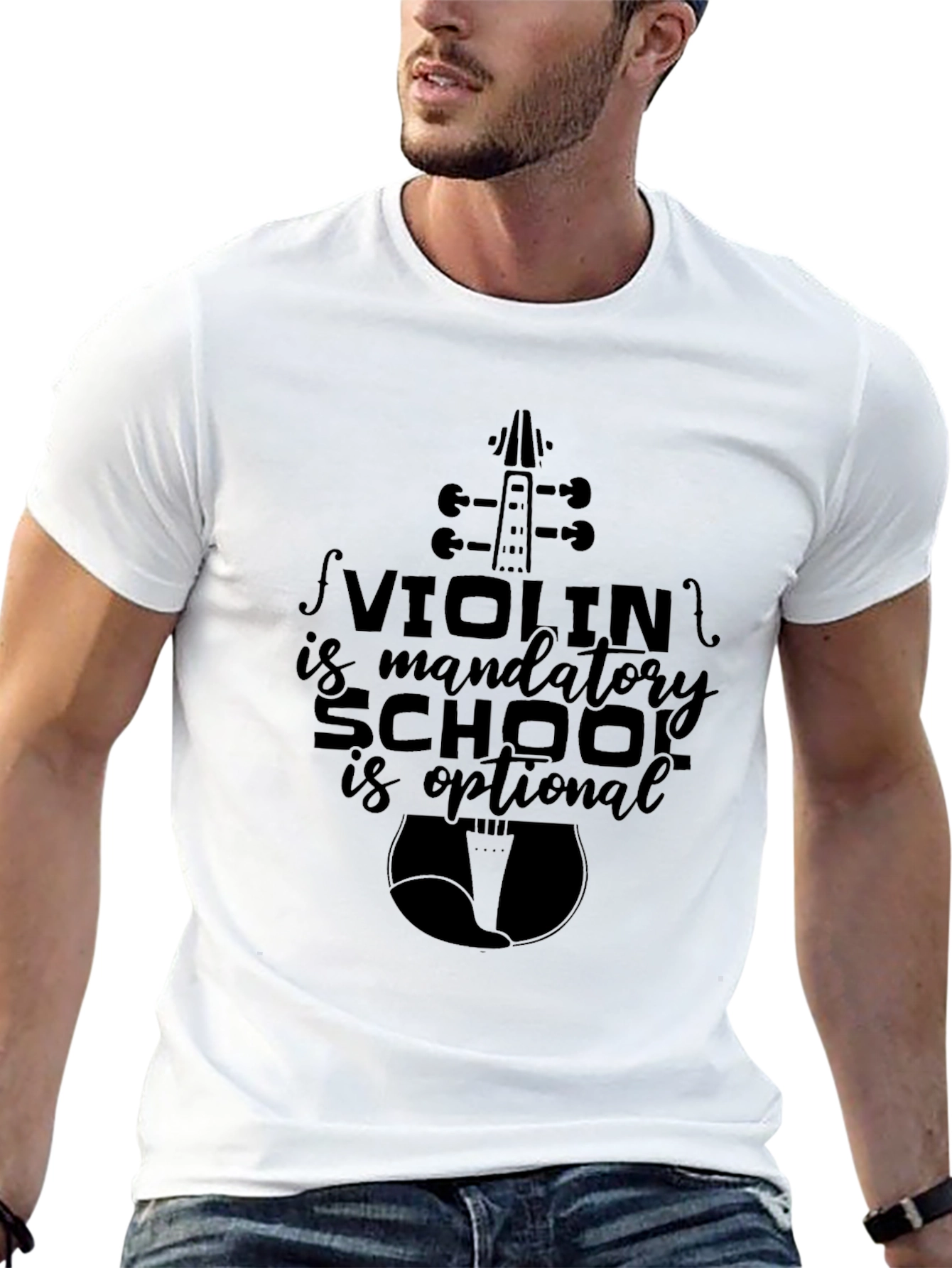 Black Violin is Mandatory T-Shirt - Music Lover Tee view 13