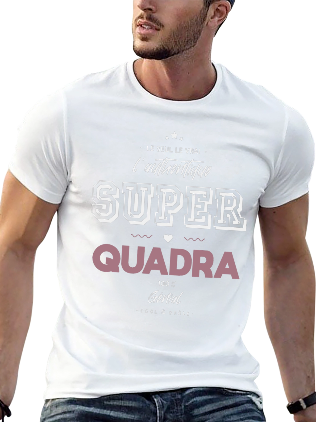 Black Super Quadra T-Shirt - Cool & Drôle view 13