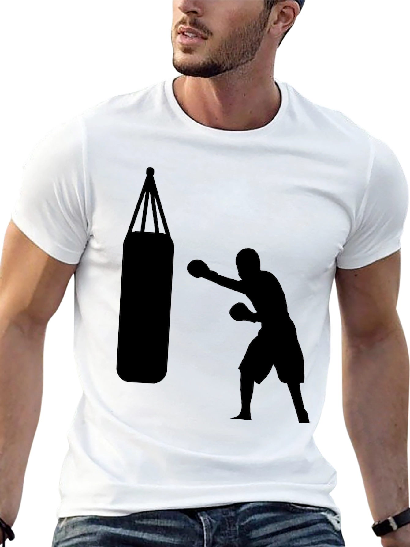 Black Black Boxer T-Shirt view 13