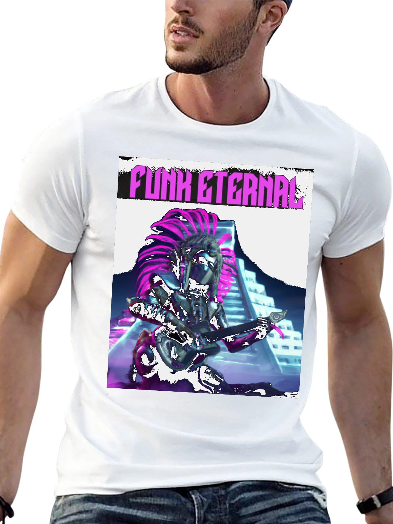 Black Funk Eternal T-Shirt - Stylish Graphic Tee view 13