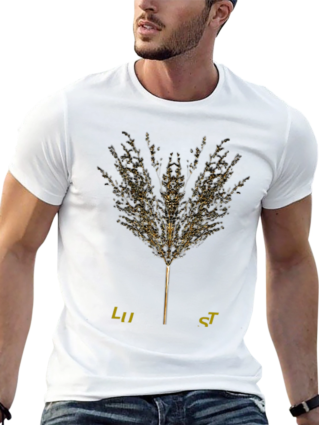 Black Lust Plant Graphic Tee view 13