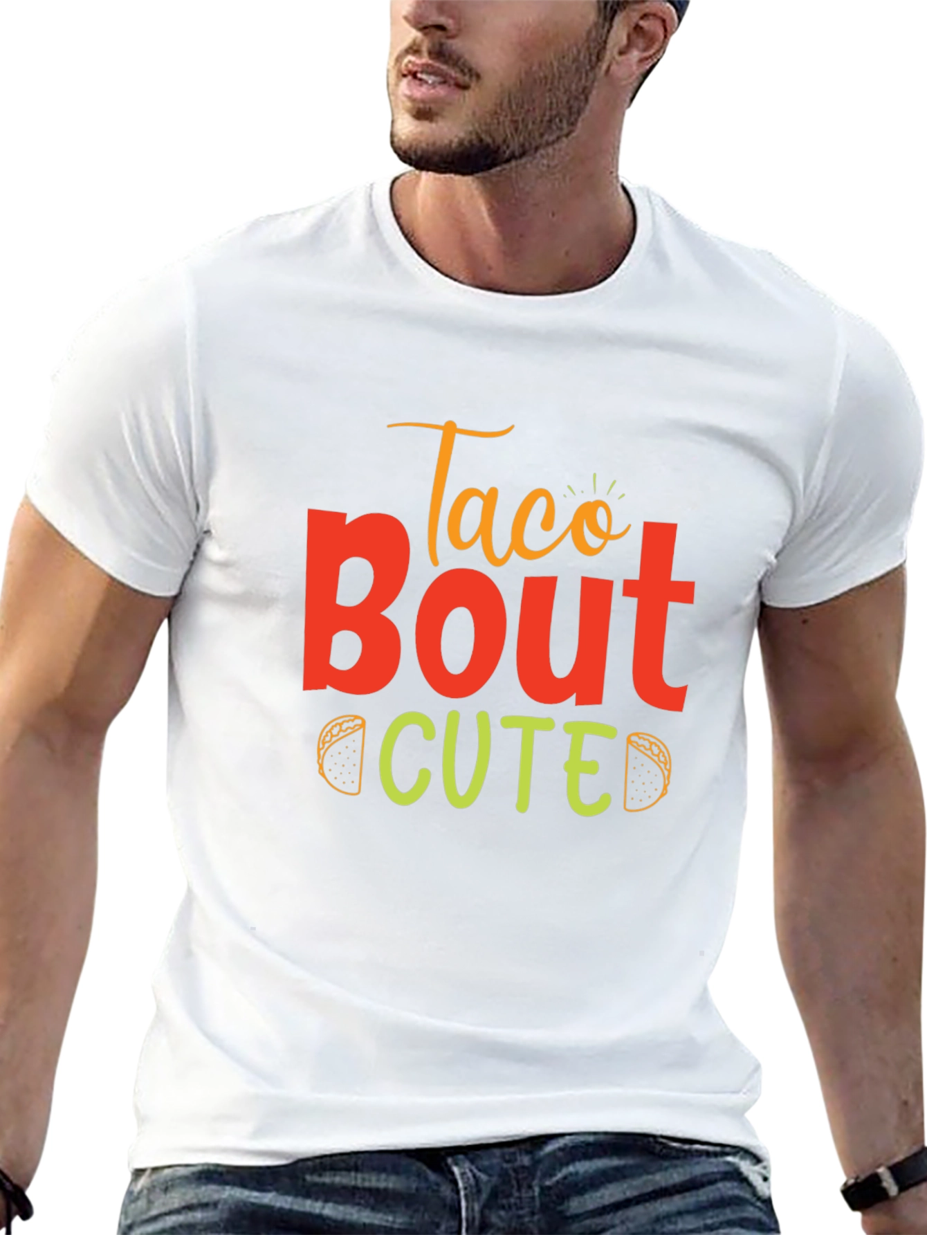 Black Taco Bout Cute T-Shirt view 13