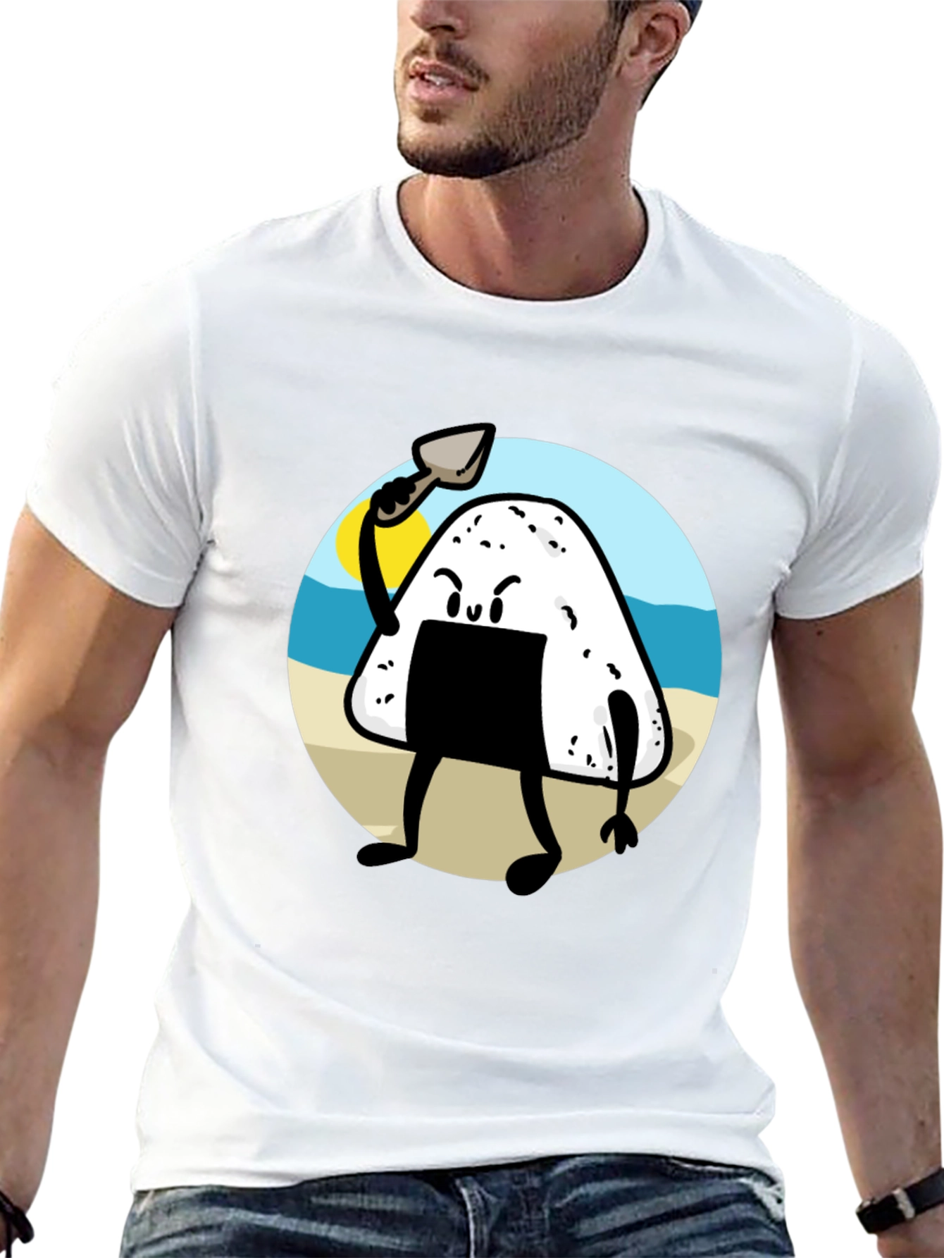 Black Onigiri Warrior Tee view 13