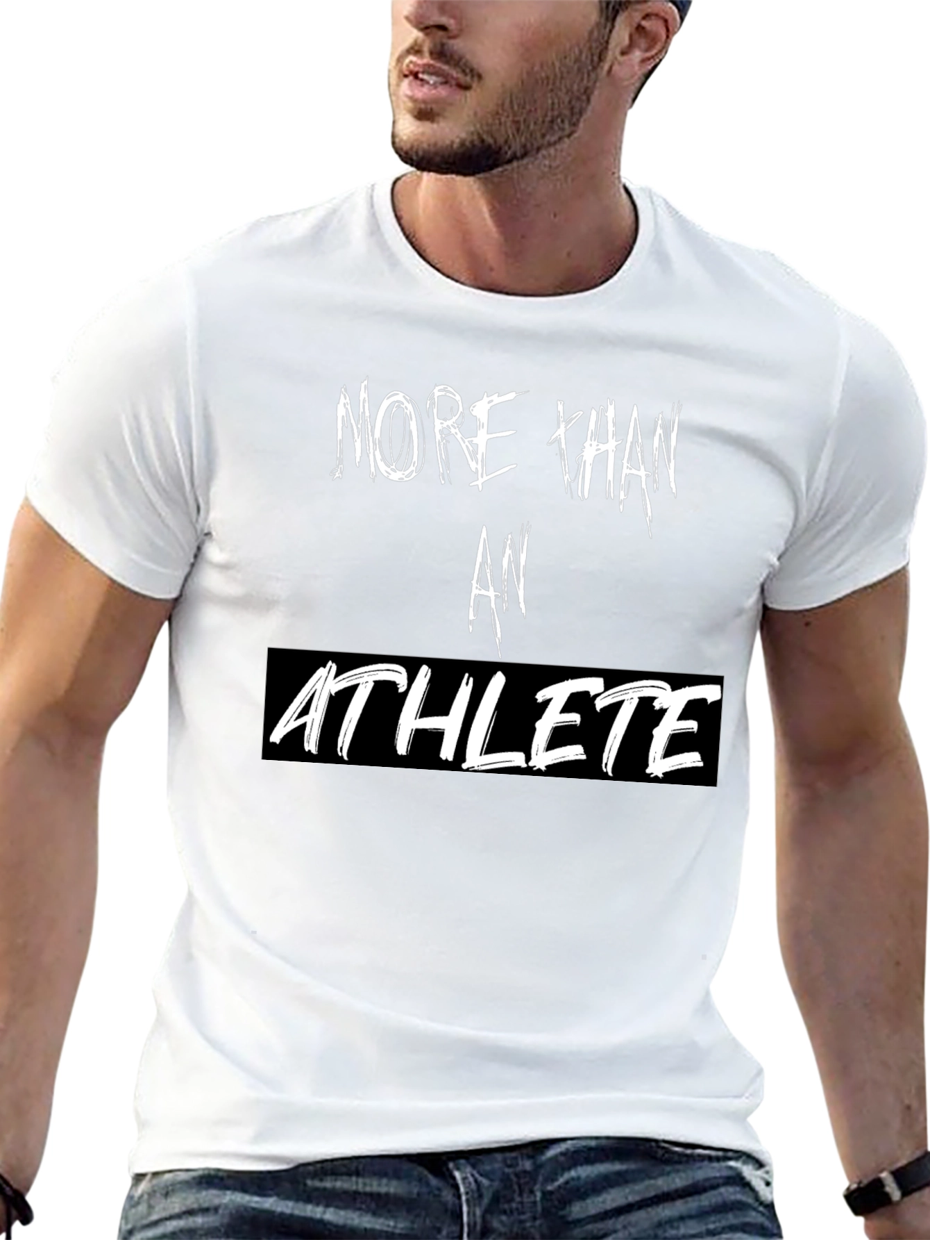 Black More Than An Athlete Black T-Shirt view 13