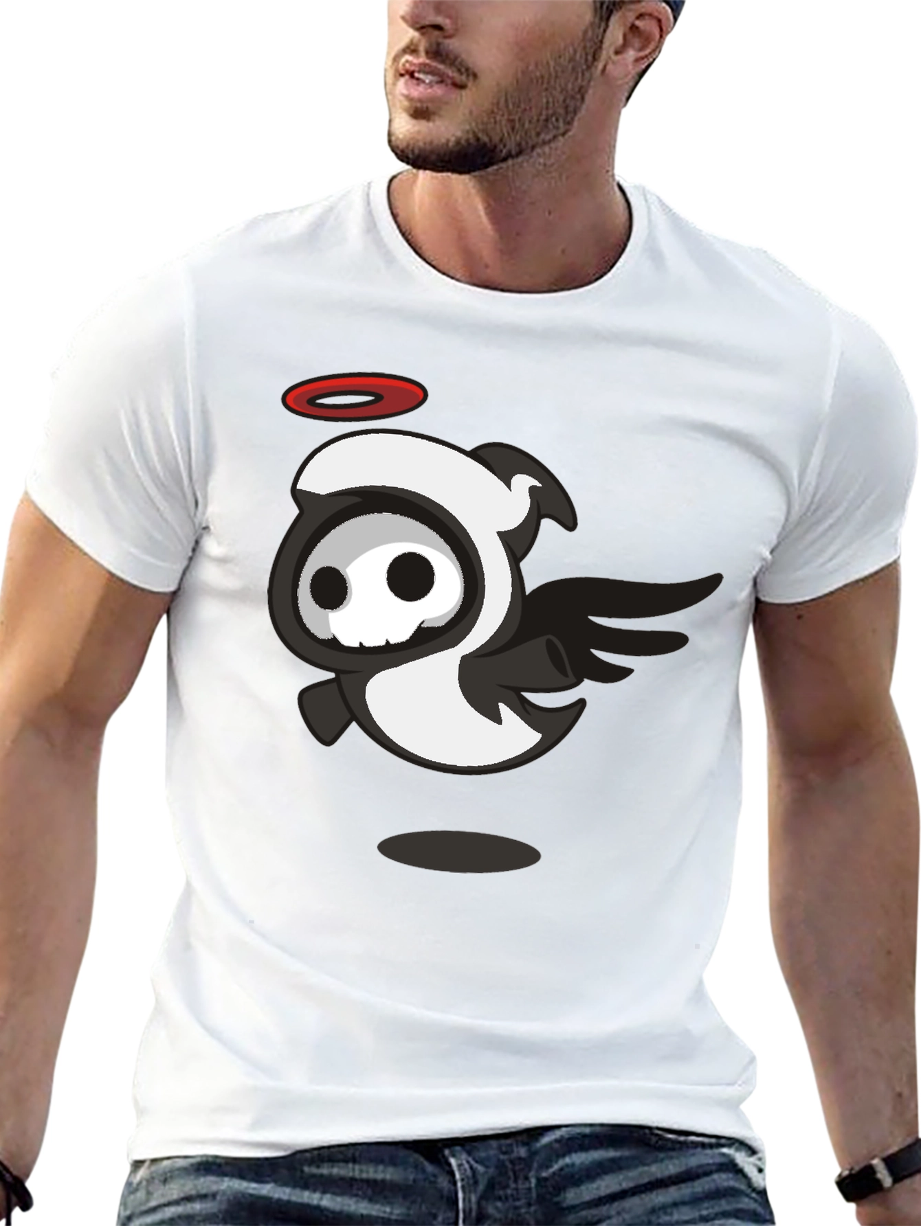 Black Angel of Death Graphic Tee view 13