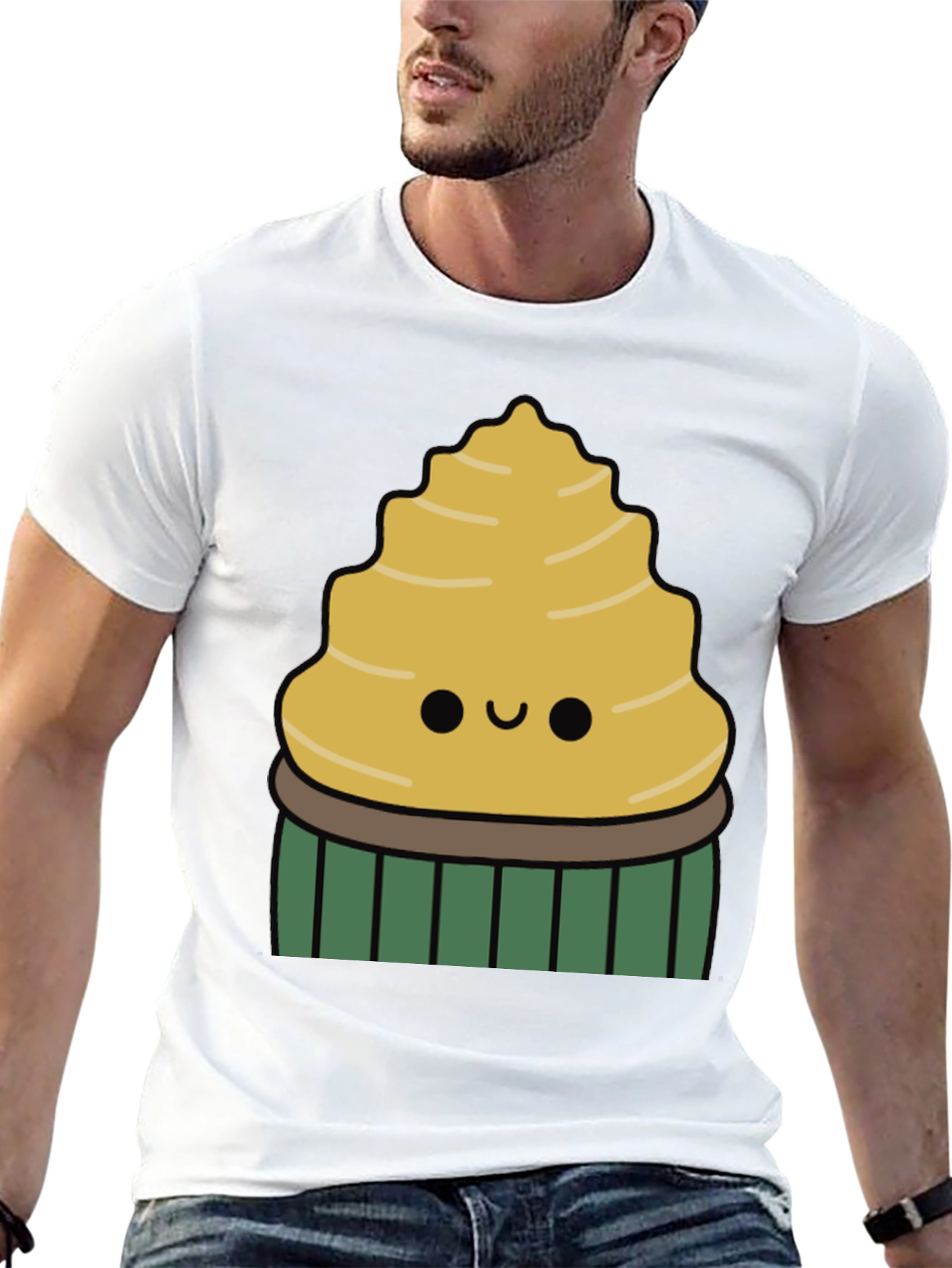 Black Cute Cupcake Graphic Tee view 13