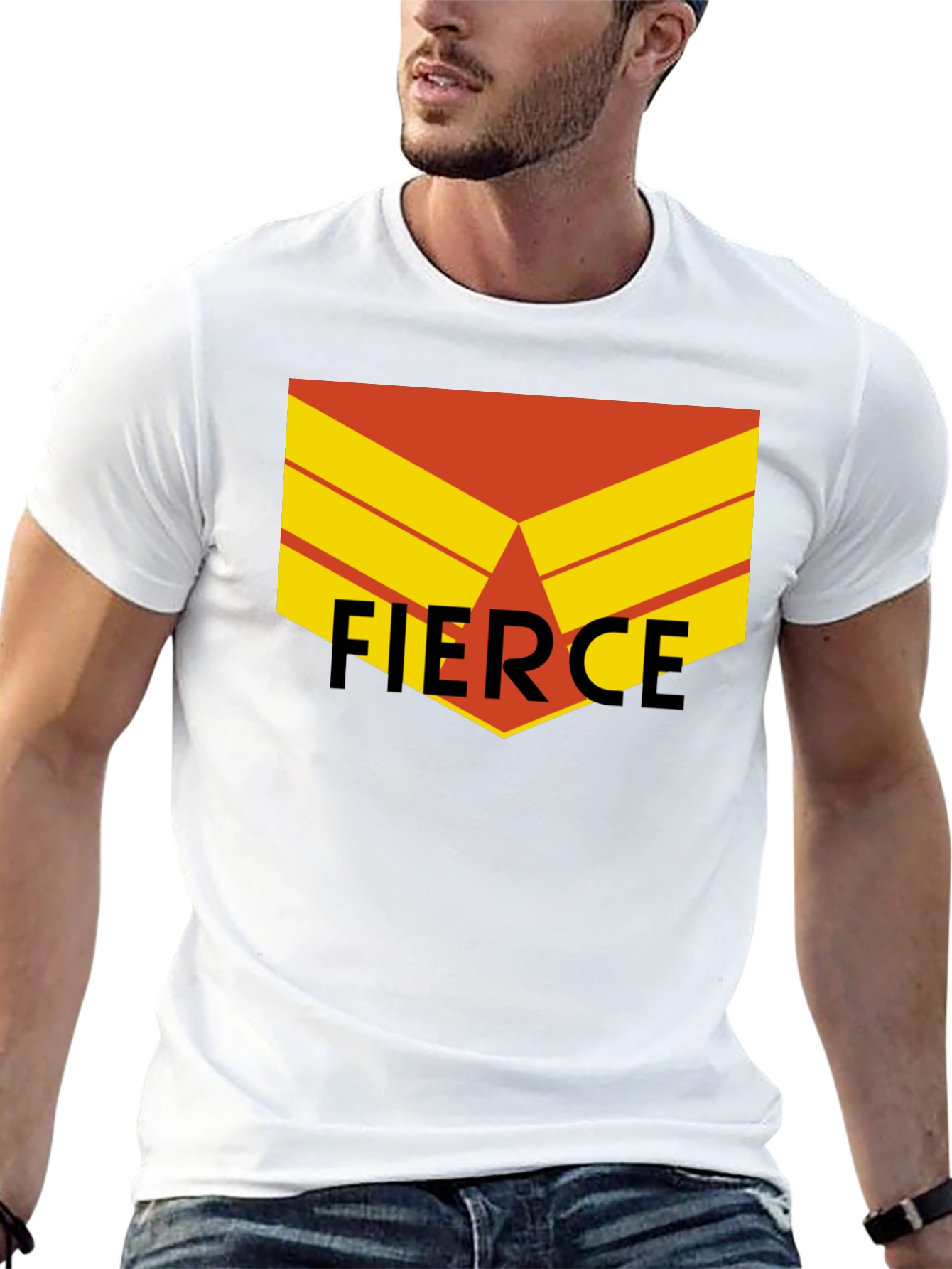 Black Fierce Graphic Tee - Bold Statement Shirt view 13